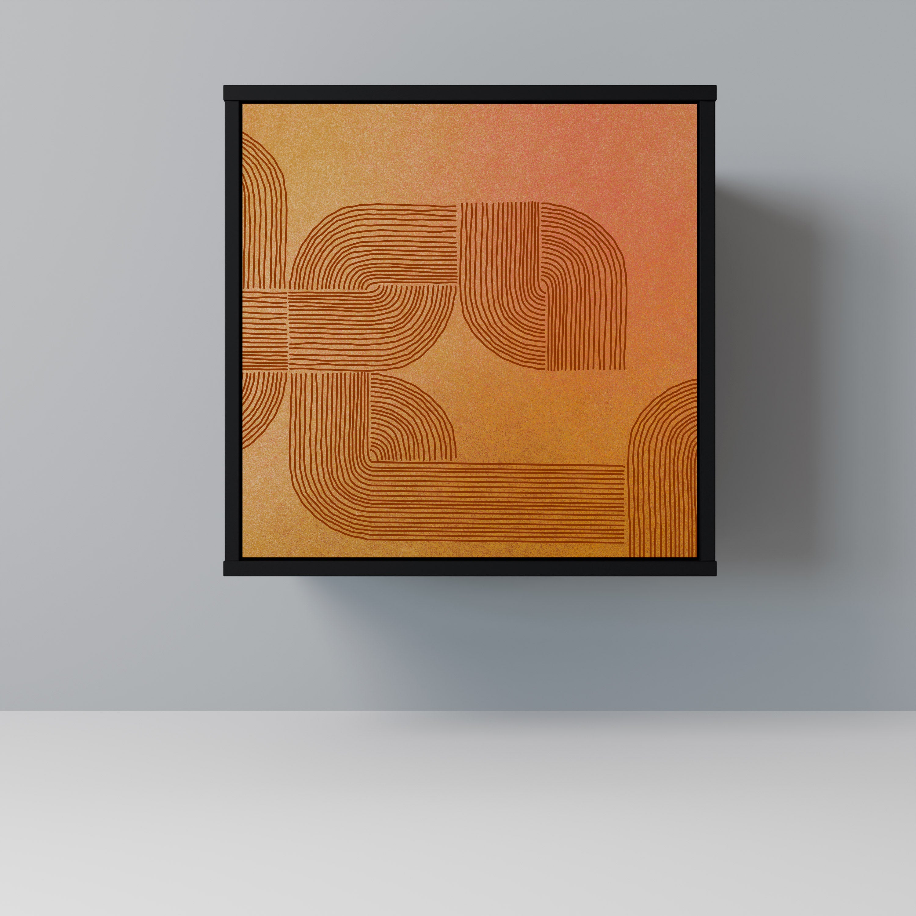 FORTALECIENDO LA RELACIÓN APARADOR DE 1 PUERTA EN ACABADO NEGRO