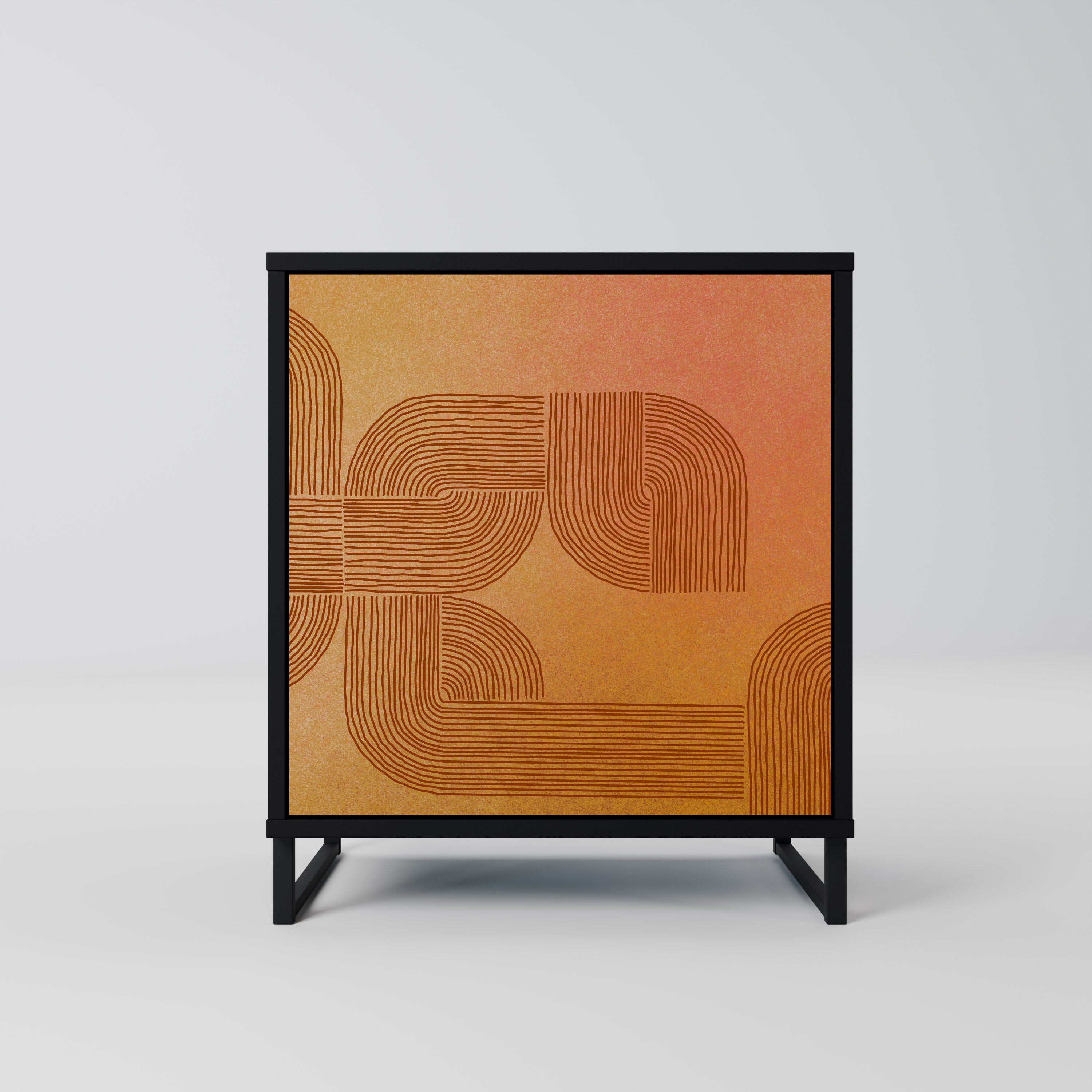 FORTALECIENDO LA RELACIÓN APARADOR DE 1 PUERTA EN ACABADO NEGRO