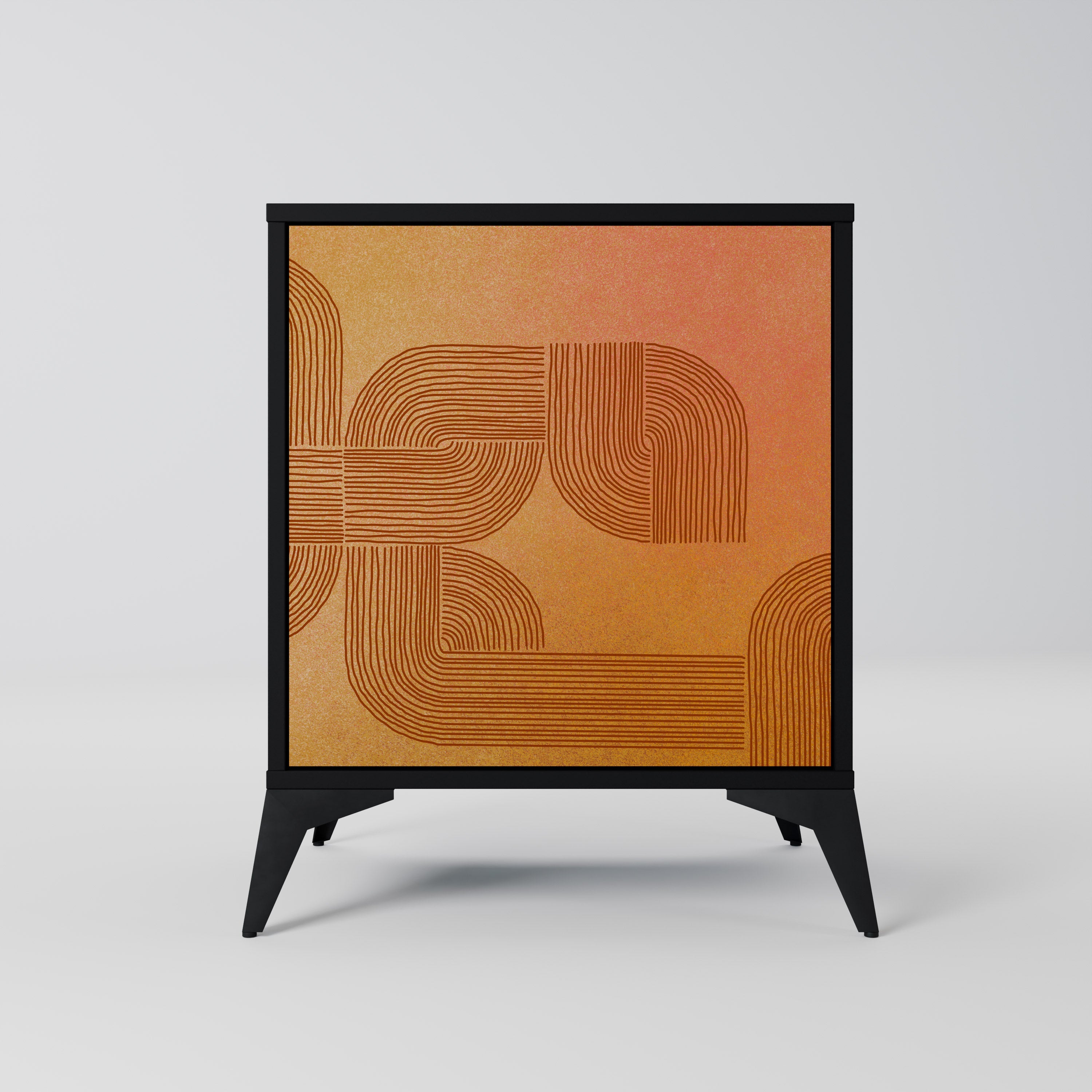 FORTALECIENDO LA RELACIÓN APARADOR DE 1 PUERTA EN ACABADO NEGRO