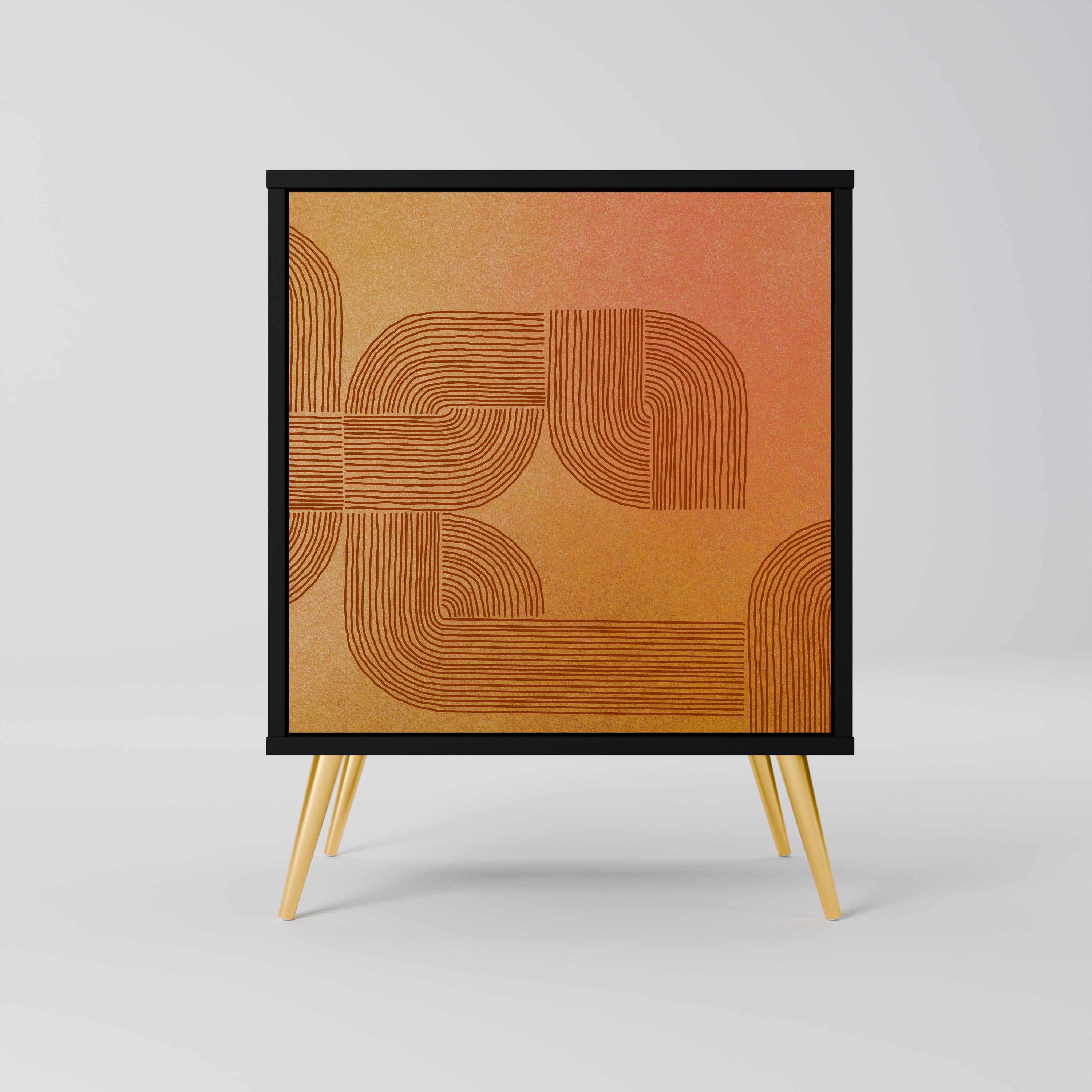 FORTALECIENDO LA RELACIÓN APARADOR DE 1 PUERTA EN ACABADO NEGRO