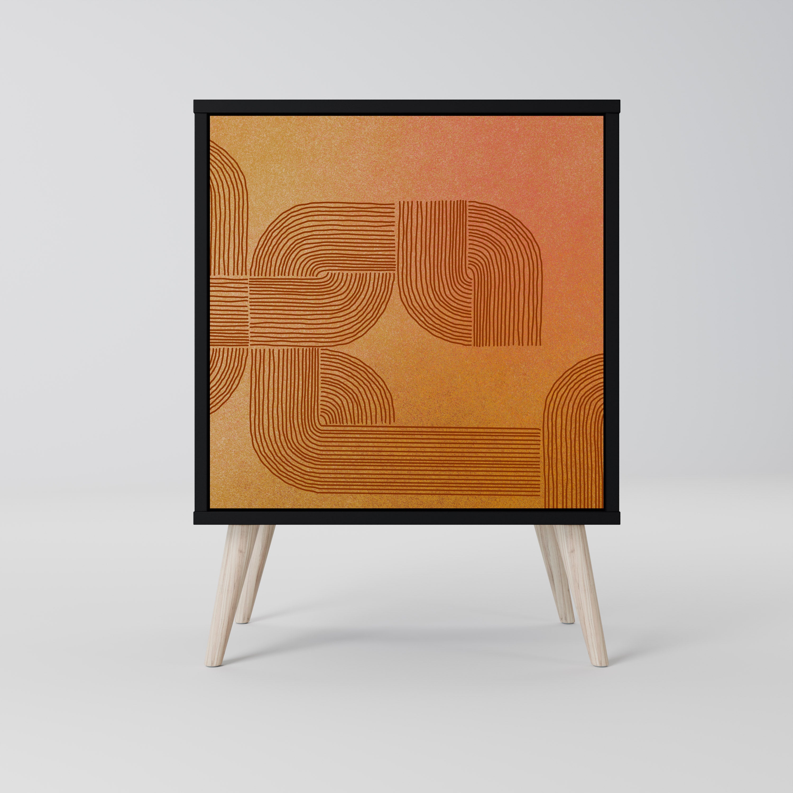 FORTALECIENDO LA RELACIÓN APARADOR DE 1 PUERTA EN ACABADO NEGRO