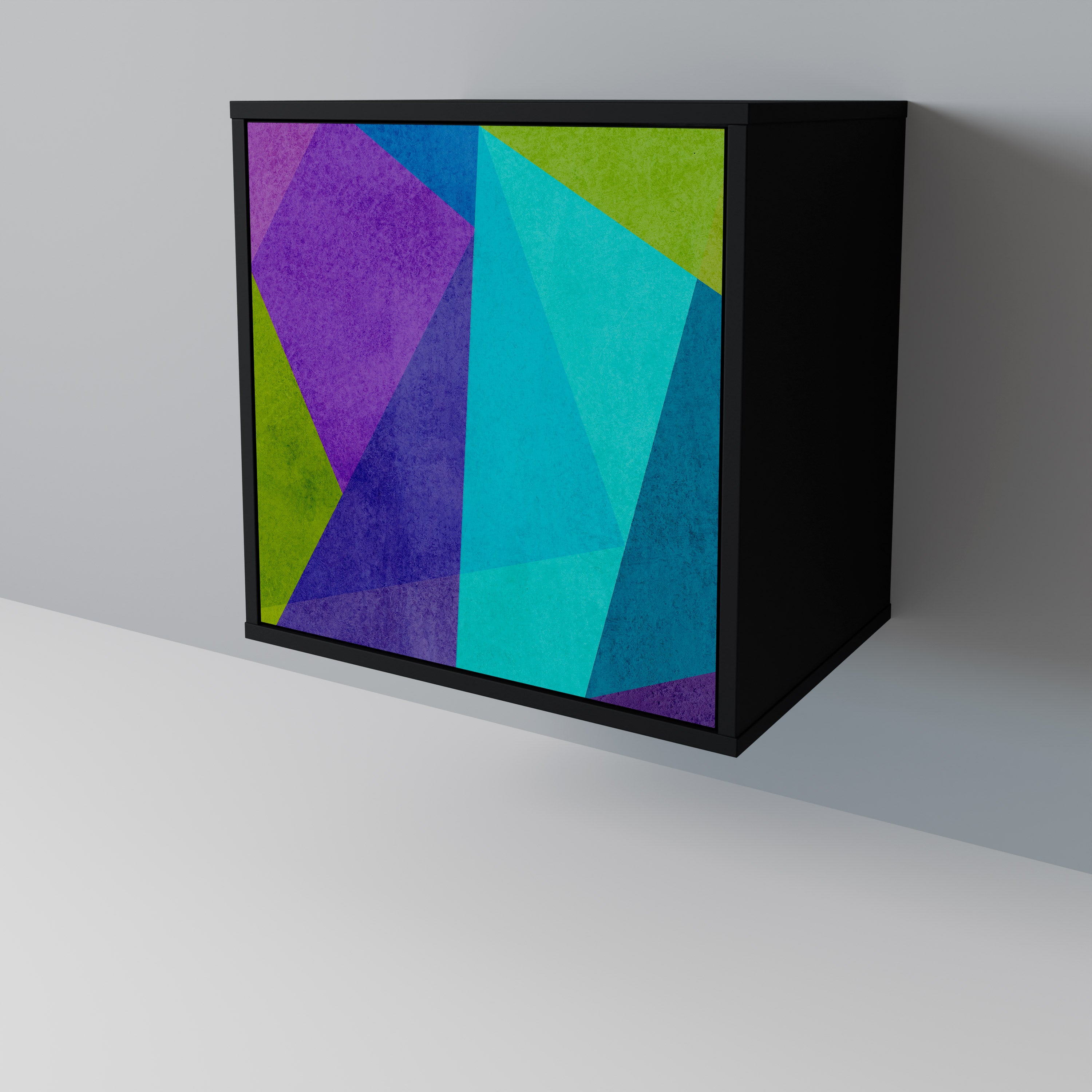 Vitrina refrigerada aparador de 1 puerta en acabado negro