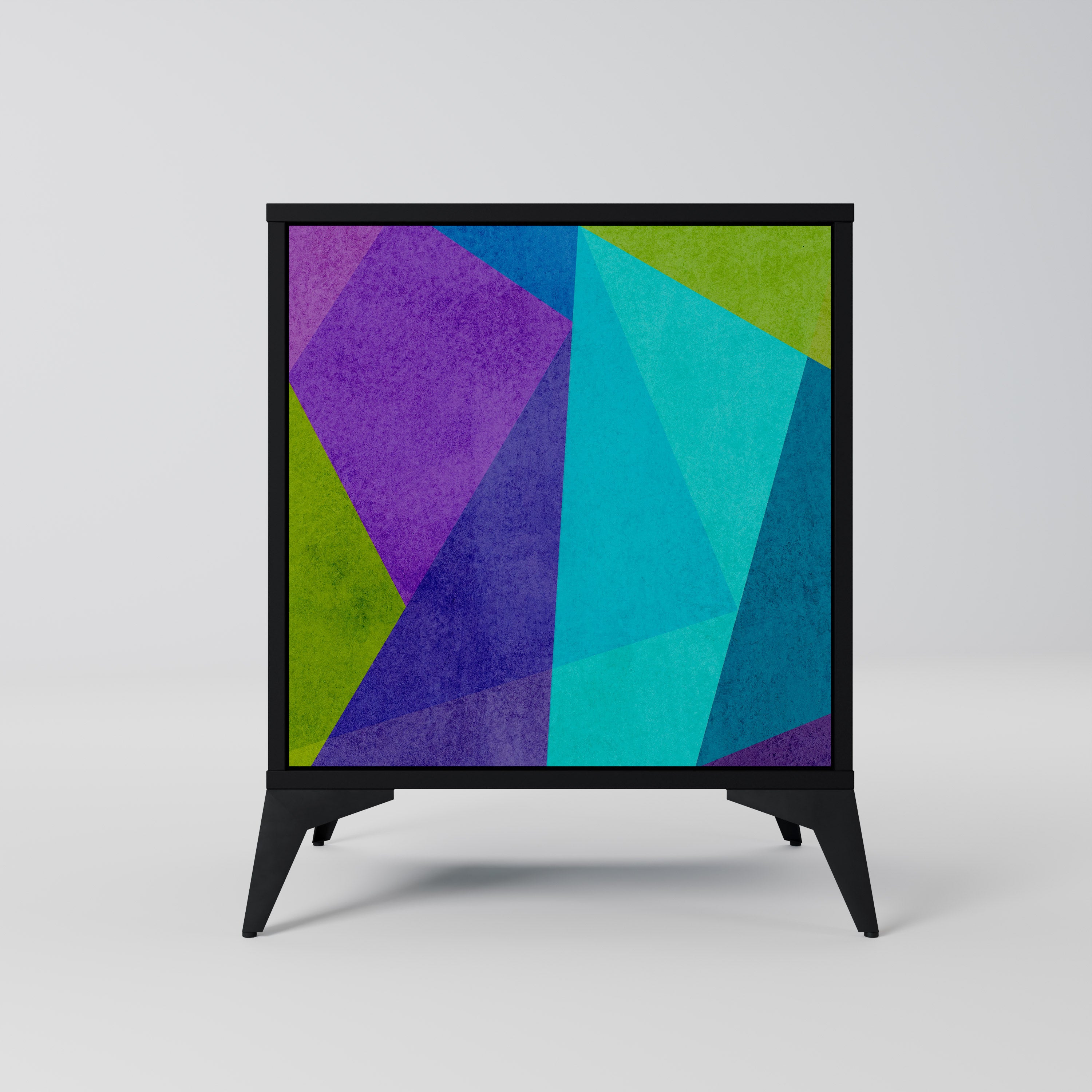 Vitrina refrigerada aparador de 1 puerta en acabado negro