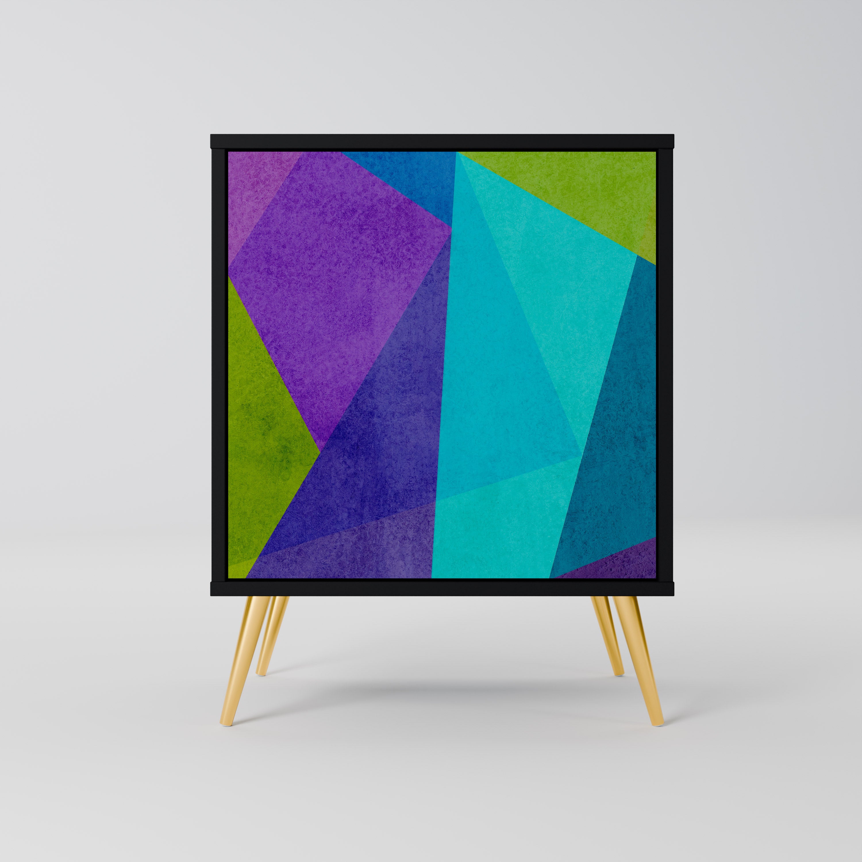 Vitrina refrigerada aparador de 1 puerta en acabado negro