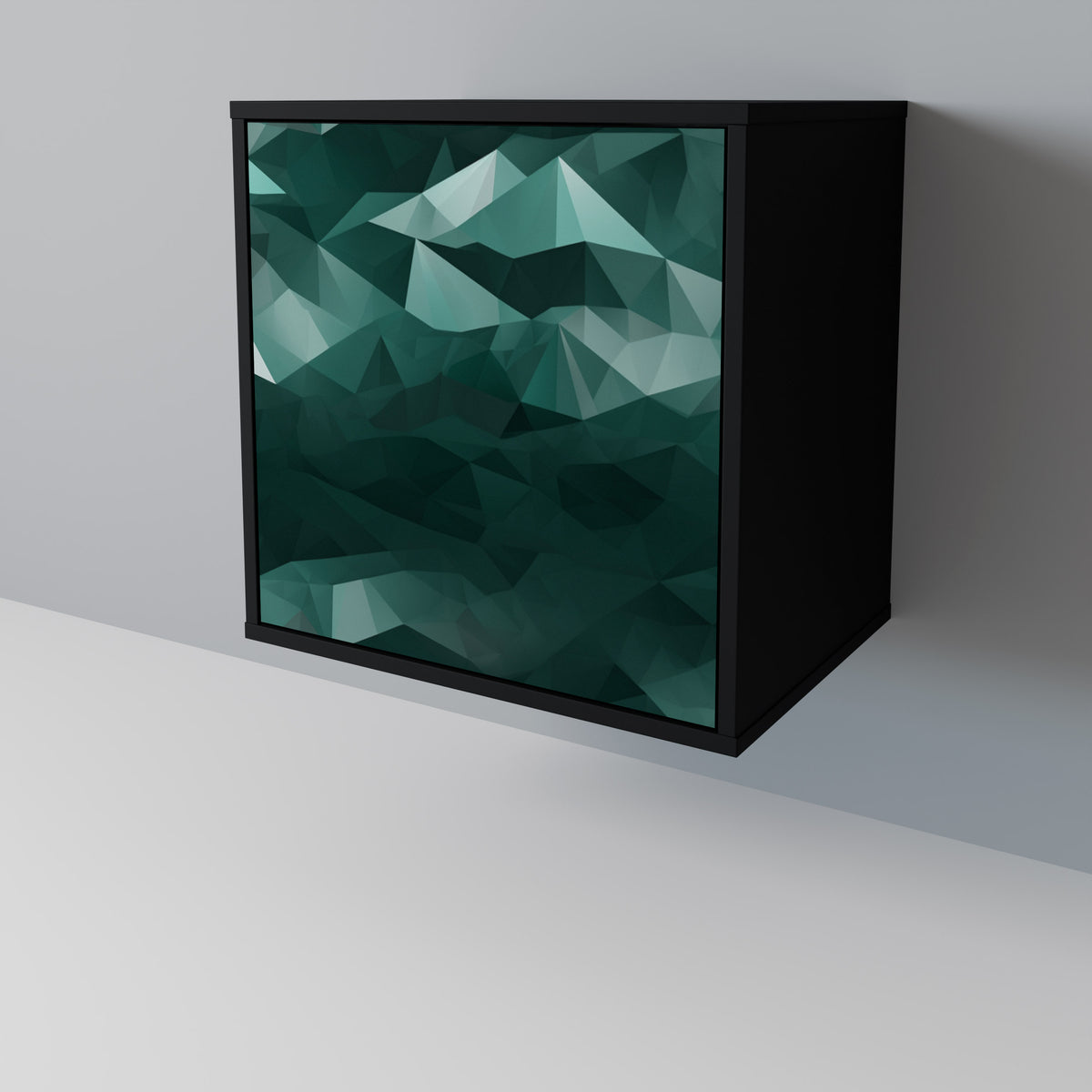 POLYGONAL FLOATING Aparador de 1 Puerta