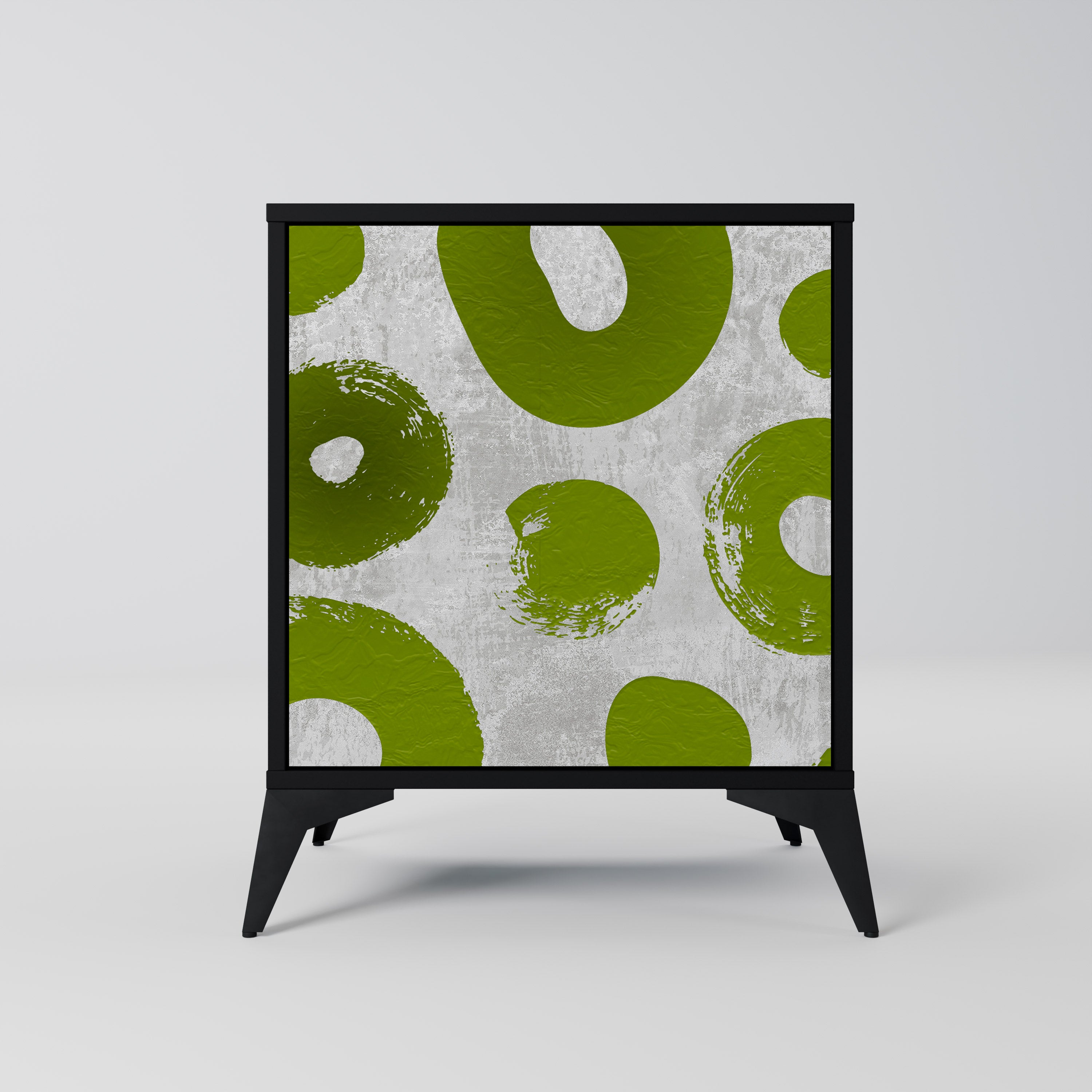 Aparador GREEN RHAPSODY de 1 puerta en acabado negro