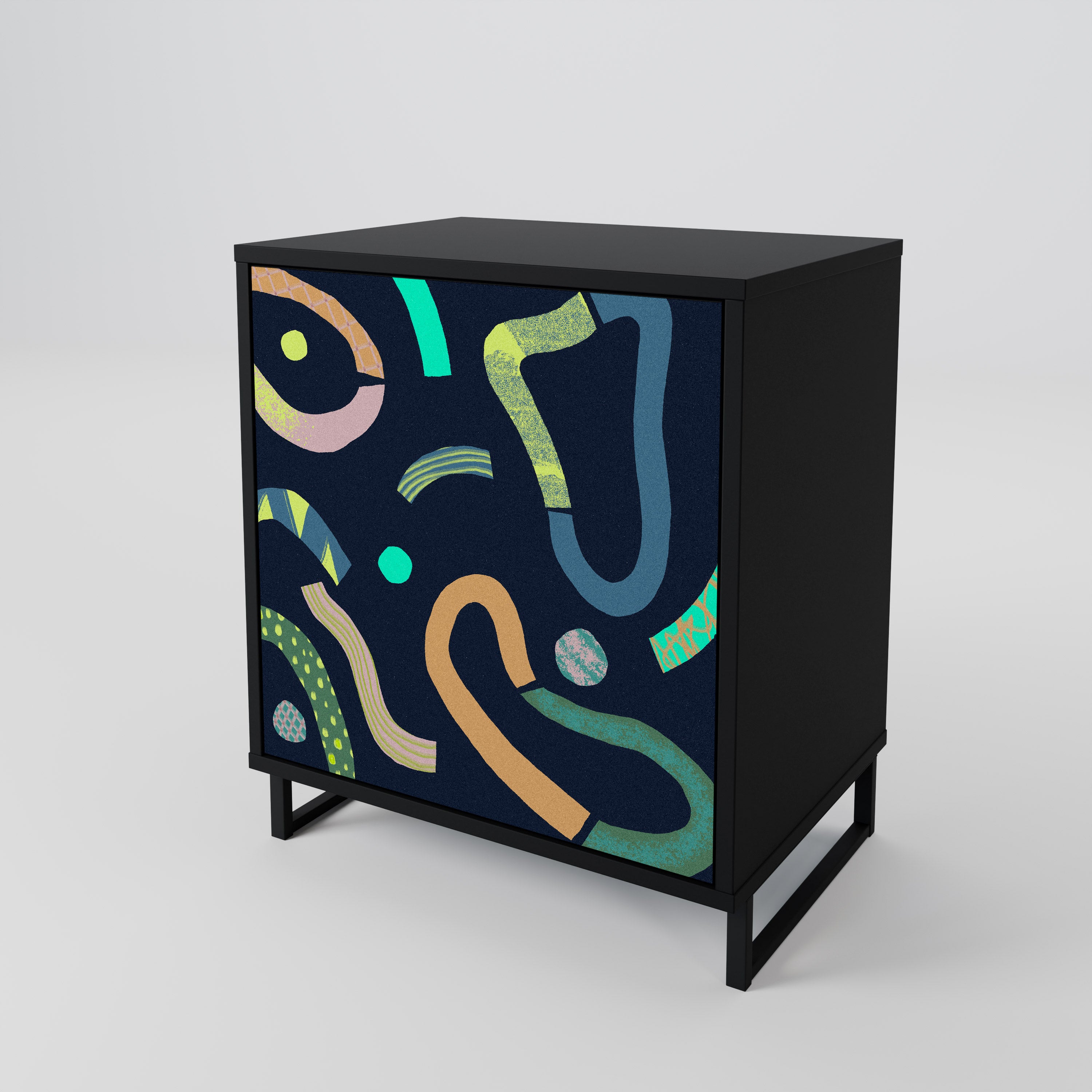 CONTRAST DANCE 1-Door Sideboard
