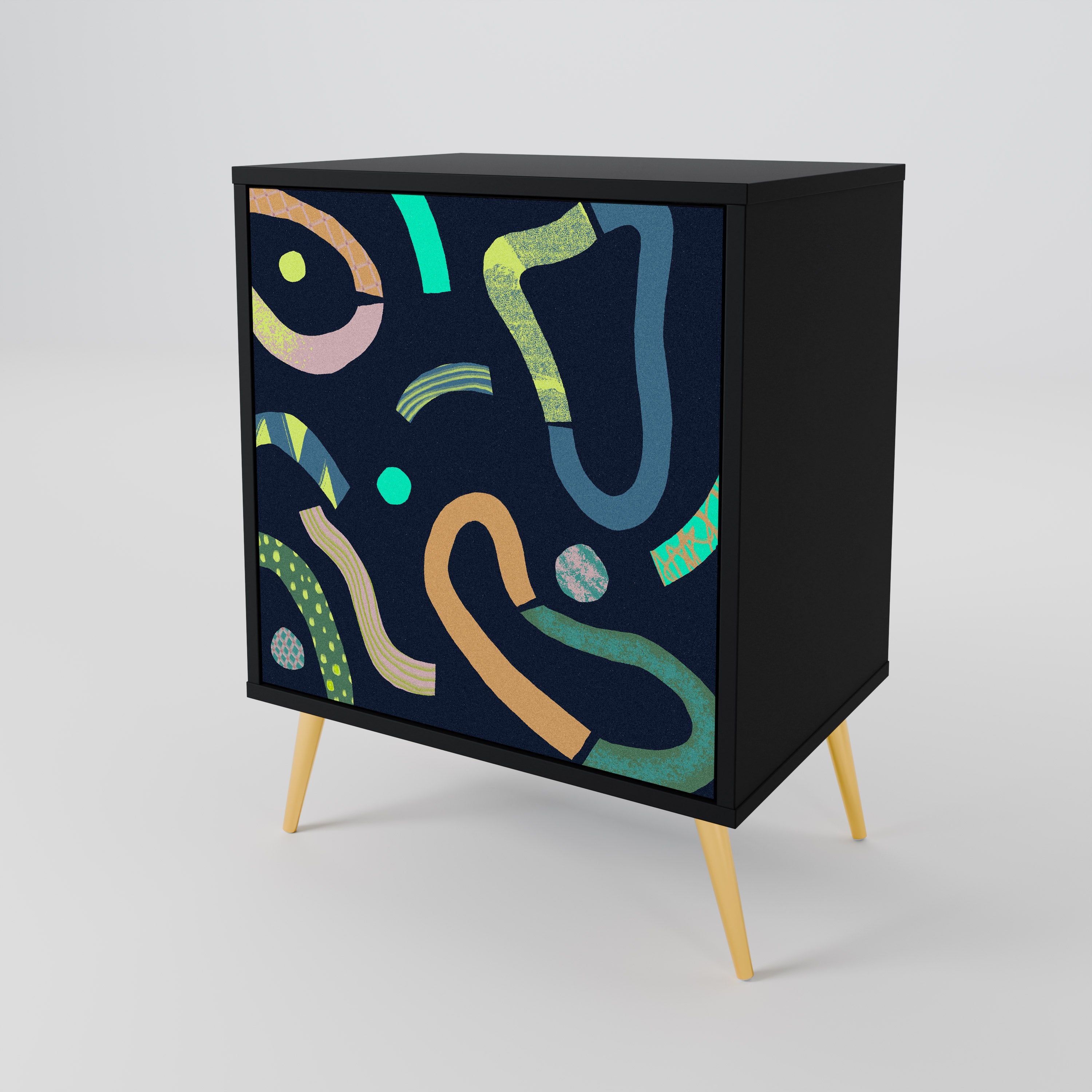 CONTRAST DANCE 1-Door Sideboard