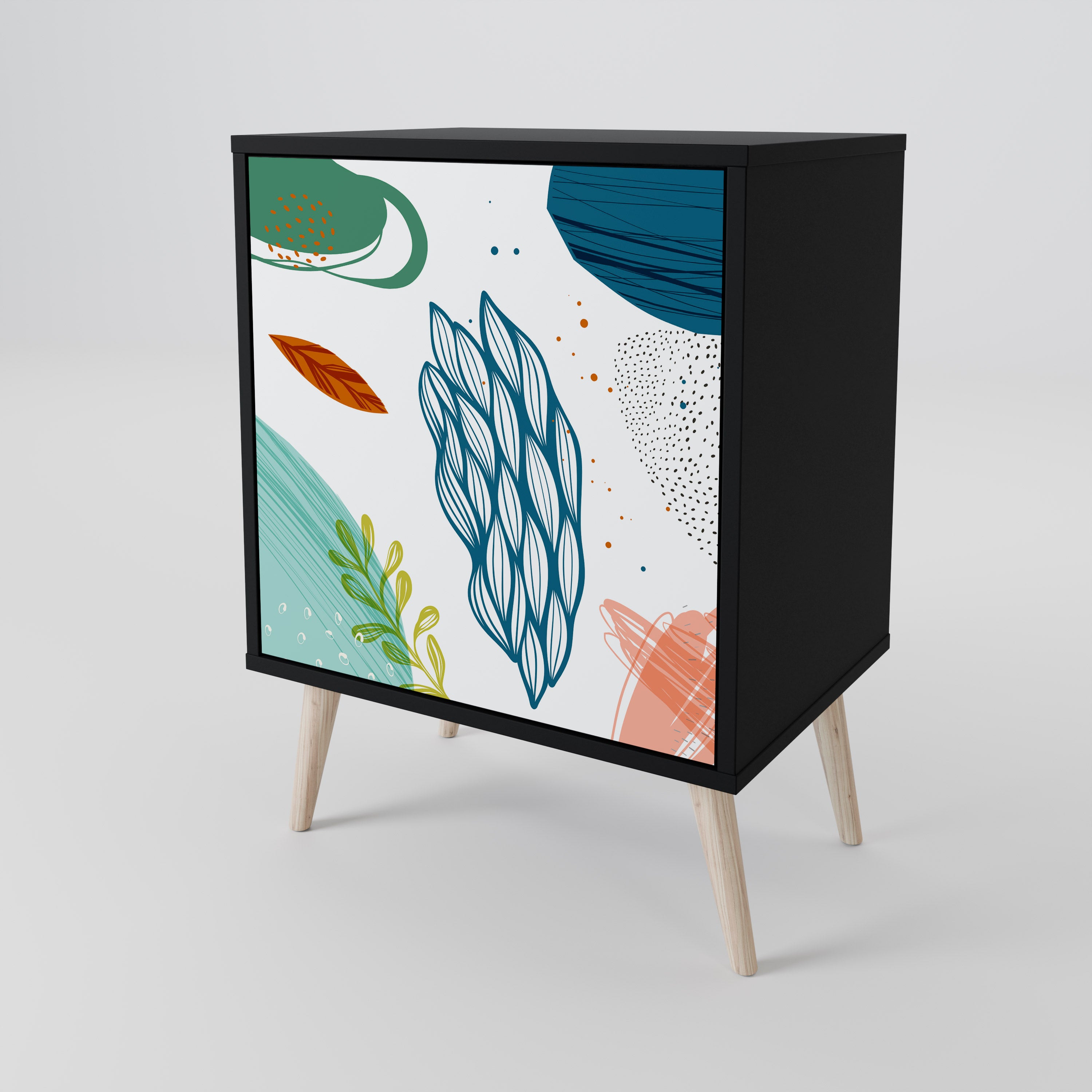 BOTANICAL HURRICANE 1-Door Sideboard