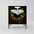 STELLAR CONSTELLATIONS 1-Door Sideboard in Black Finish