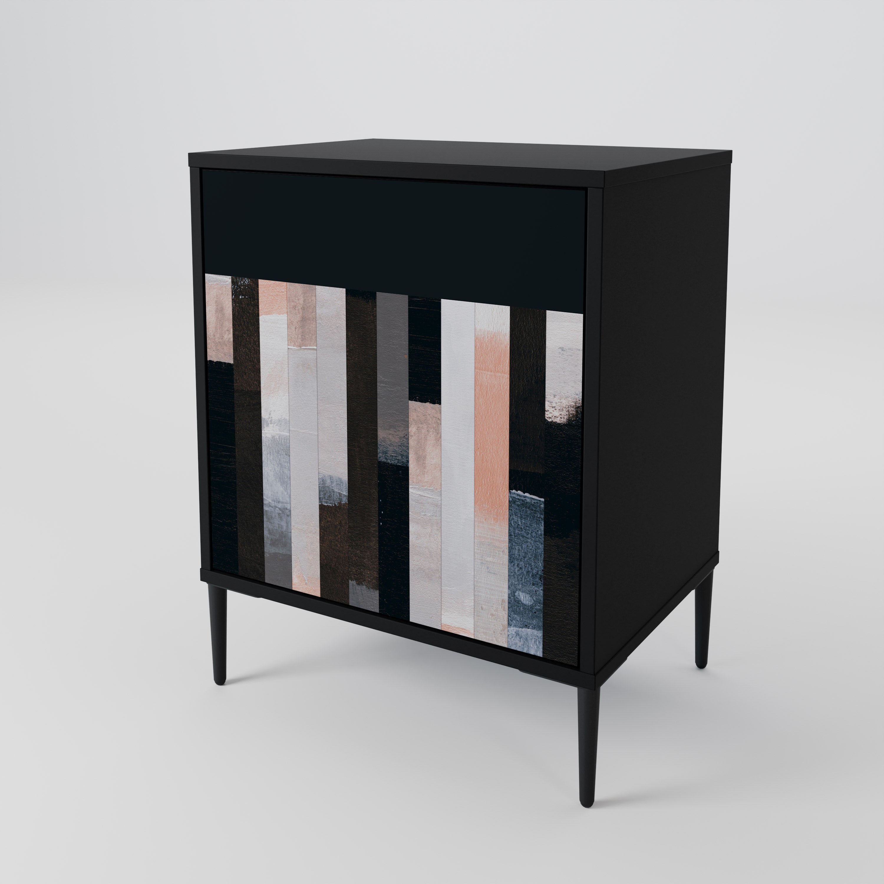 COLLAGE OF RECTANGLES 1-Door Sideboard