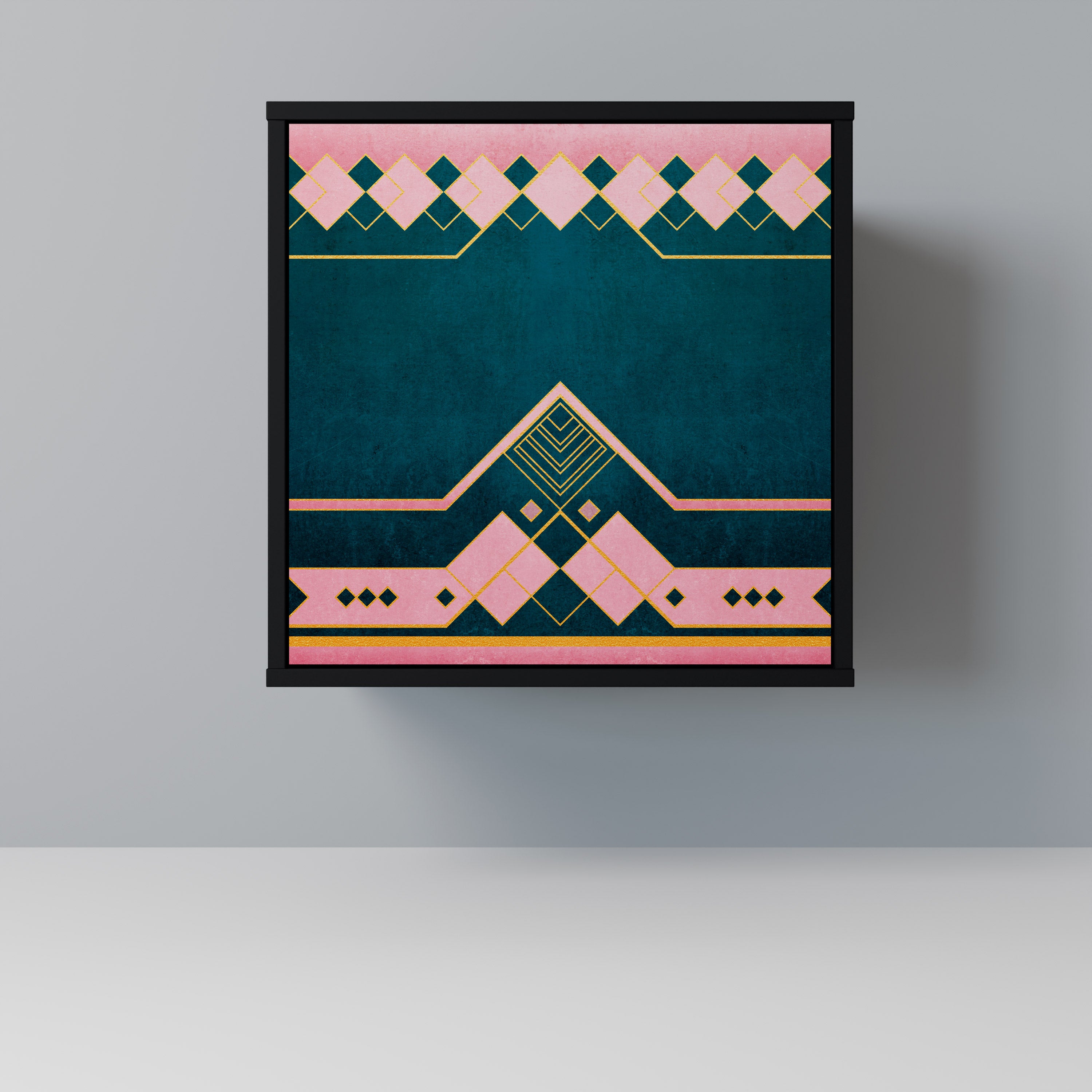 Aparador ROYAL COMPOSITION de 1 puerta en acabado negro