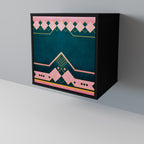 ROYAL COMPOSITION 1-Door Sideboard in Black Finish