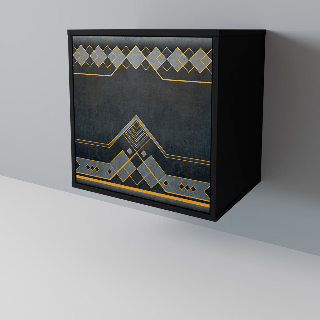 Aparador ROYAL ORDINARINESS de 1 puerta en acabado negro