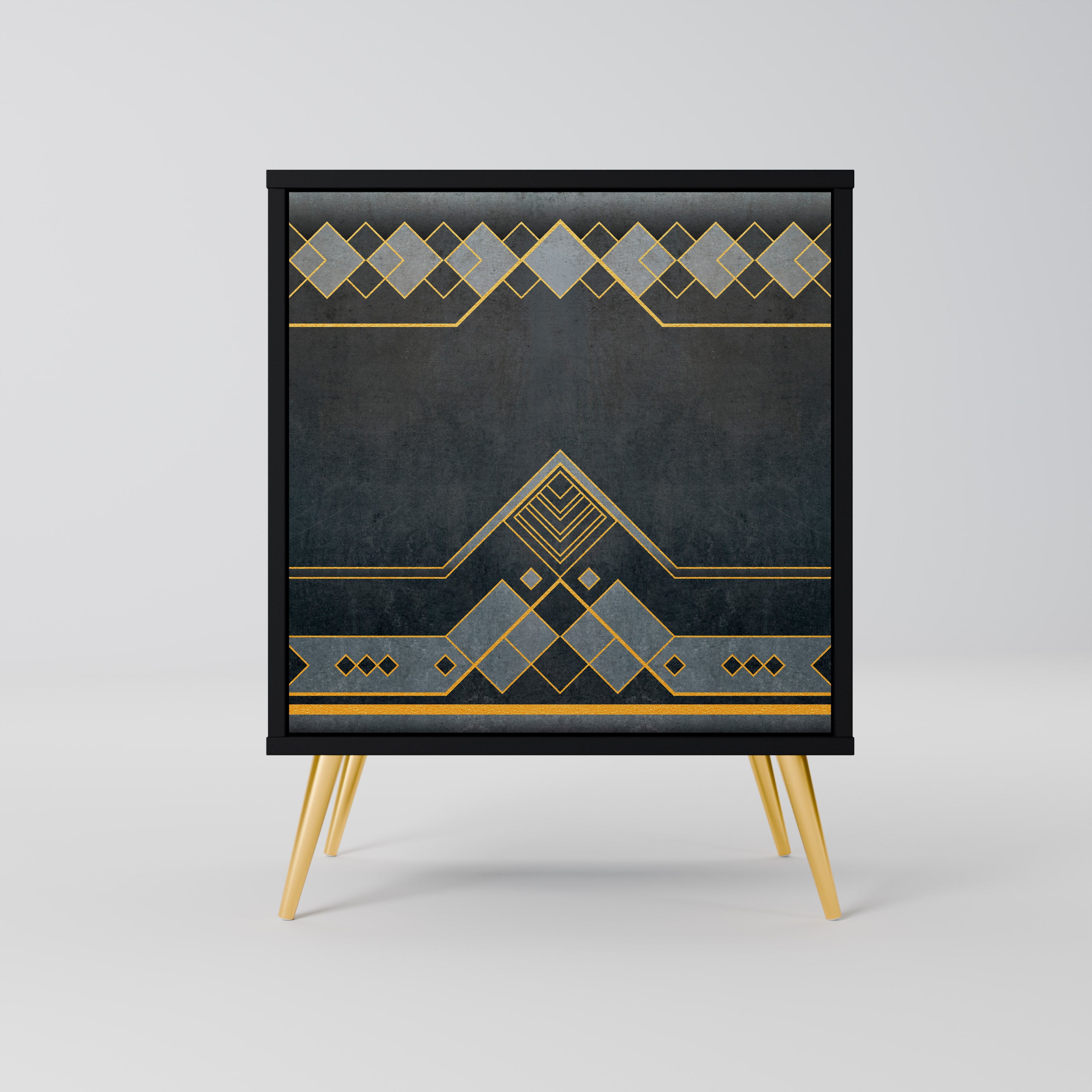 Aparador ROYAL ORDINARINESS de 1 puerta en acabado negro