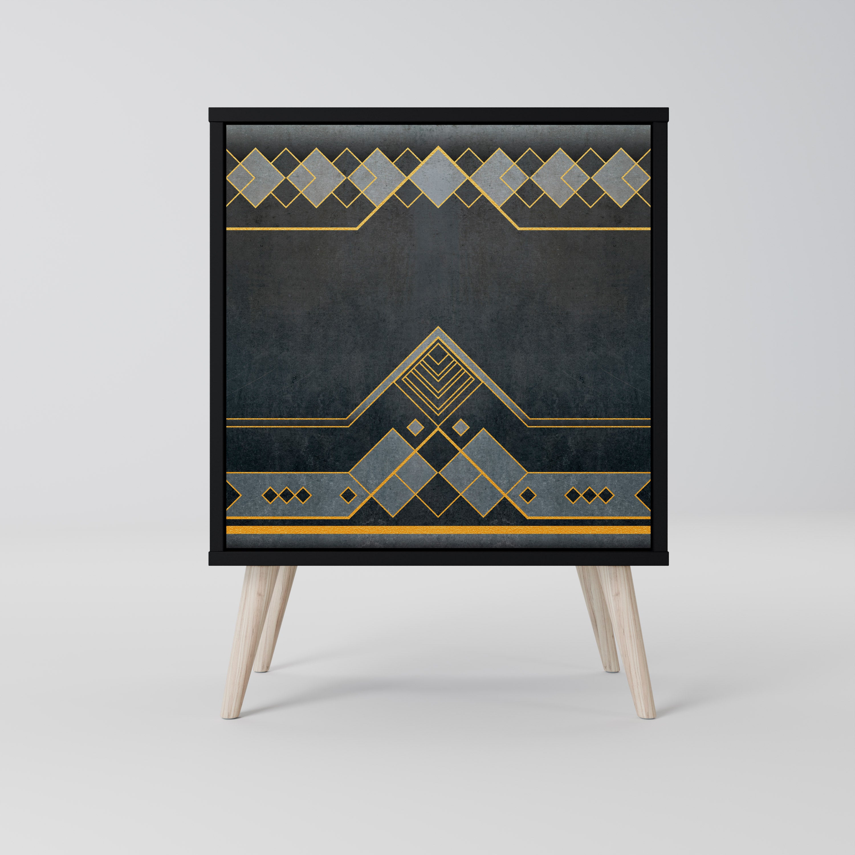 Aparador ROYAL ORDINARINESS de 1 puerta en acabado negro