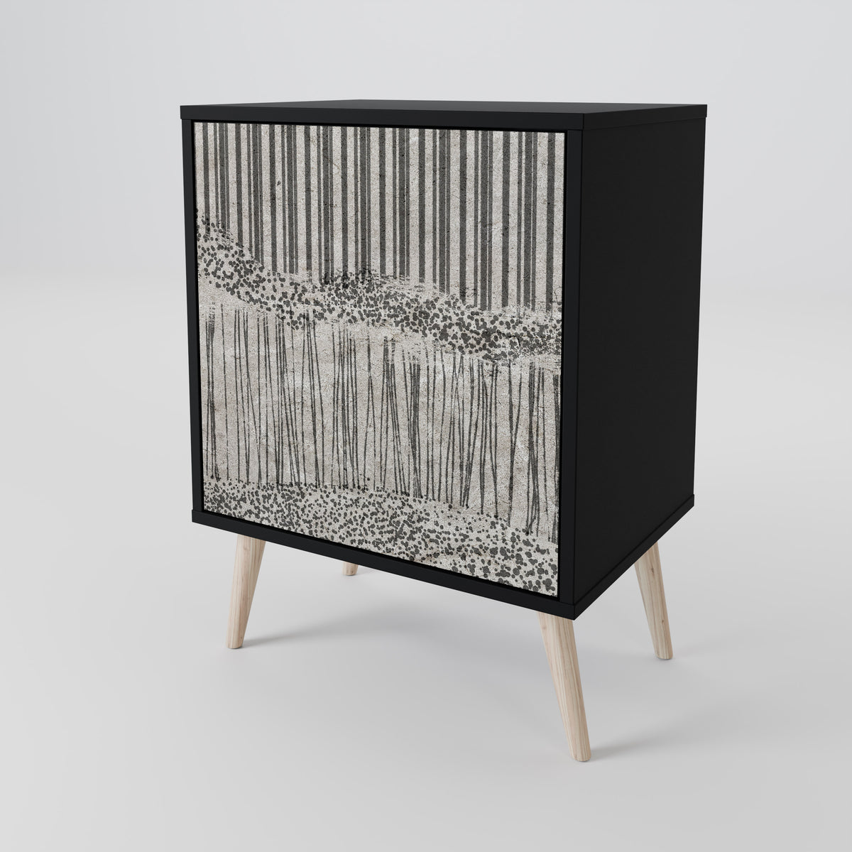 GRAIN LINES 1-Door Sideboard