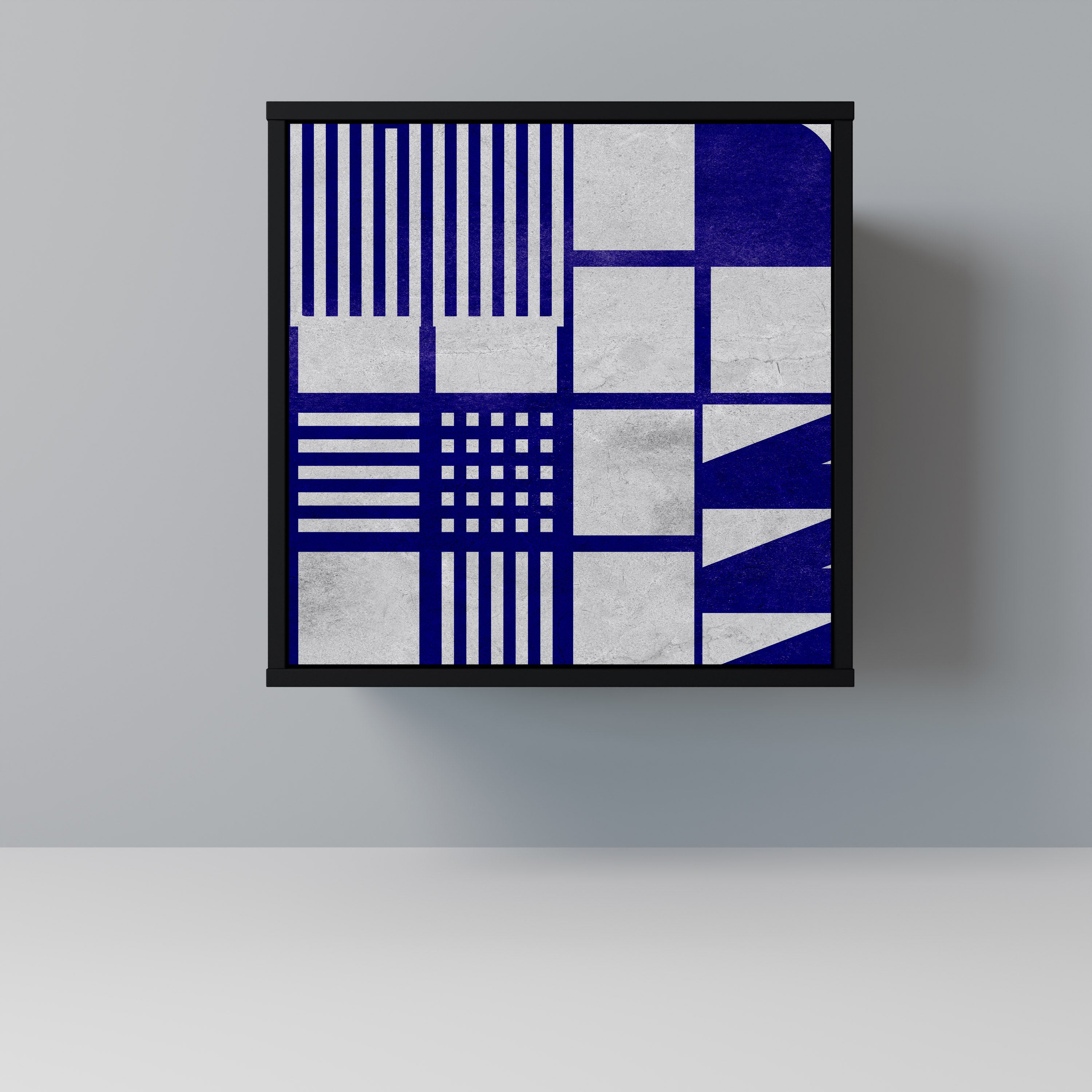 Aparador de 1 puerta THE RIGHT PLACES en acabado negro