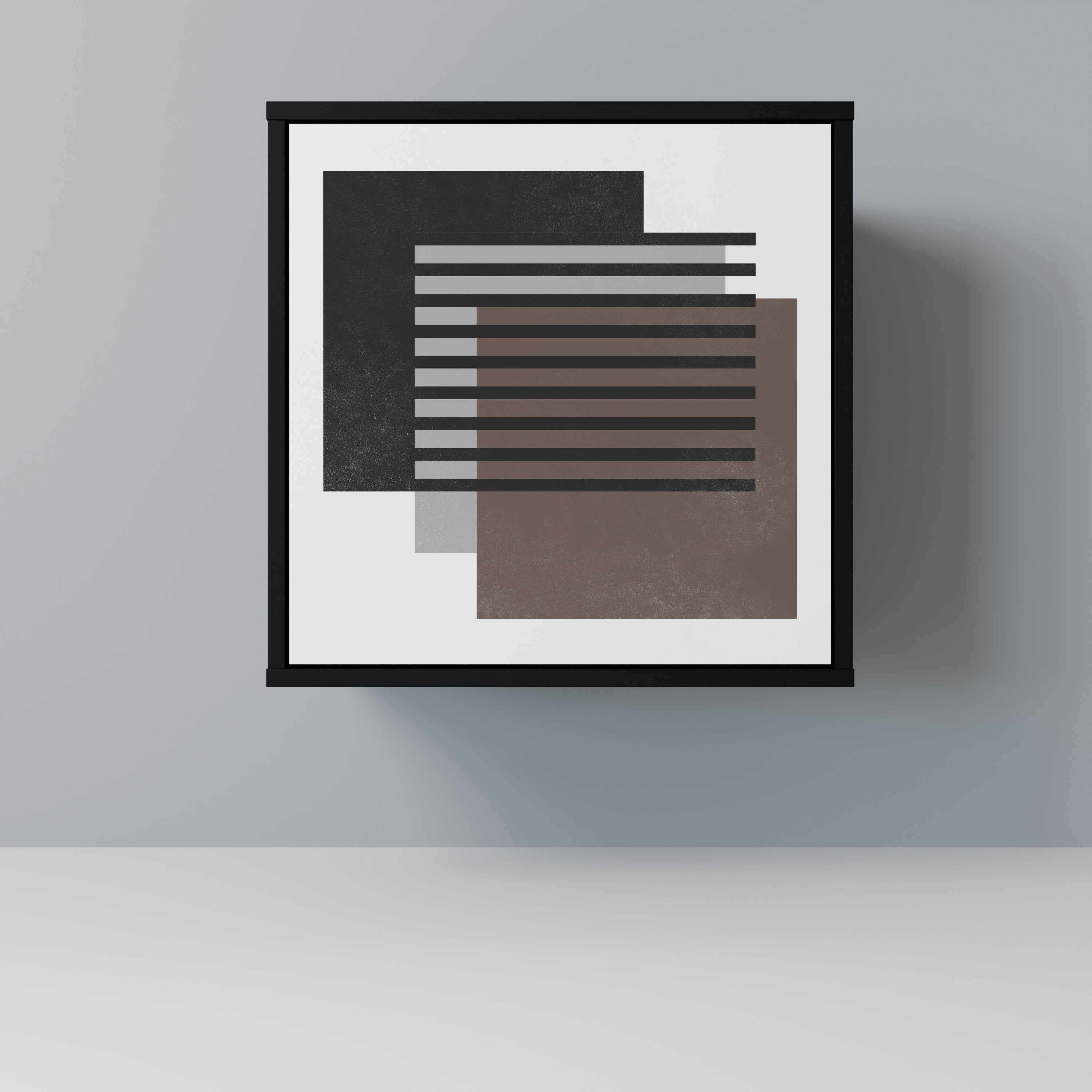 Aparador SHADOW SYNCHRONY de 1 puerta en acabado negro