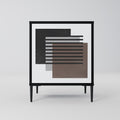 SHADOW SYNCHRONY 1-Door Sideboard in Black Finish