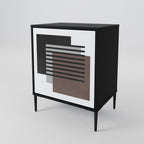 SHADOW SYNCHRONY 1-Door Sideboard in Black Finish