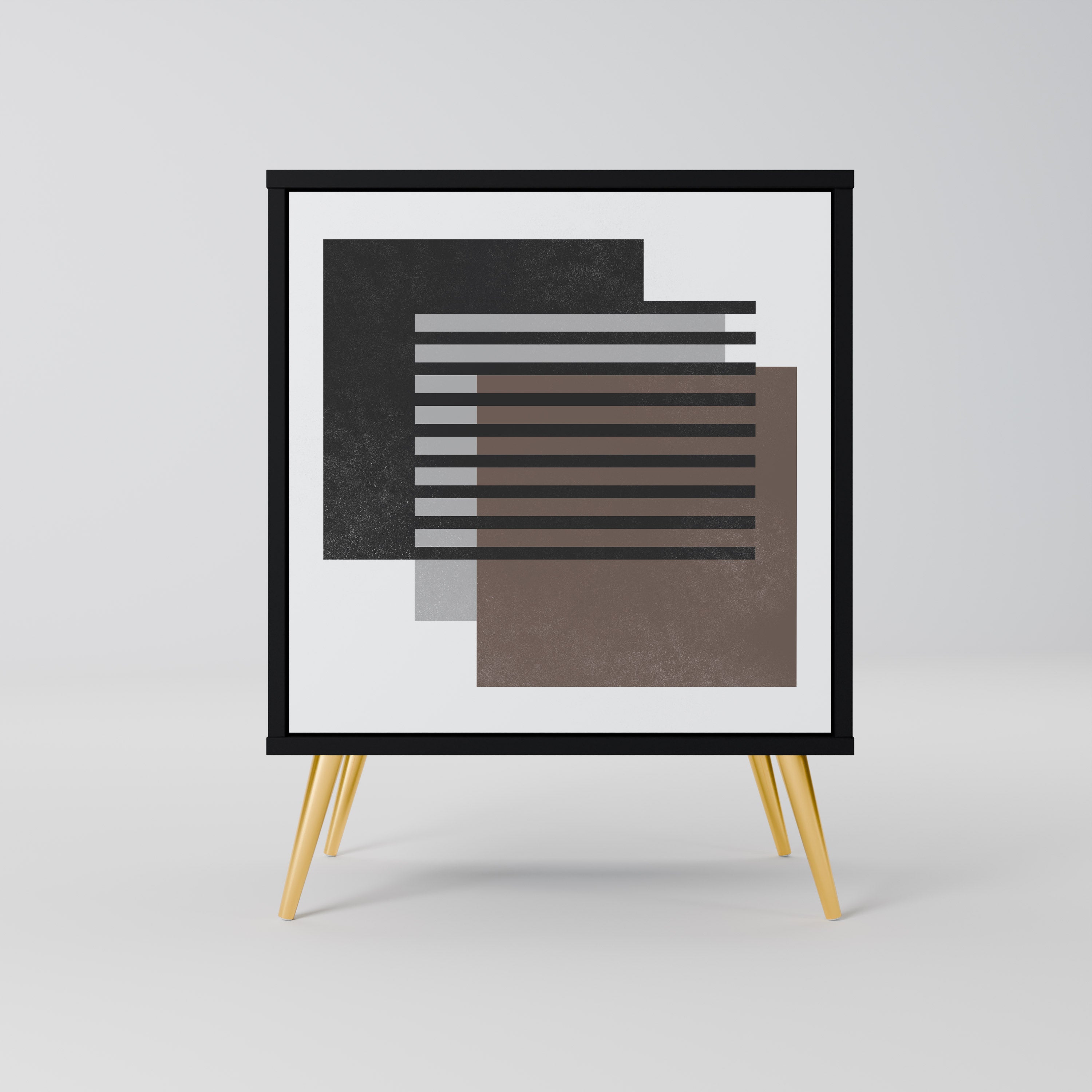 Aparador SHADOW SYNCHRONY de 1 puerta en acabado negro