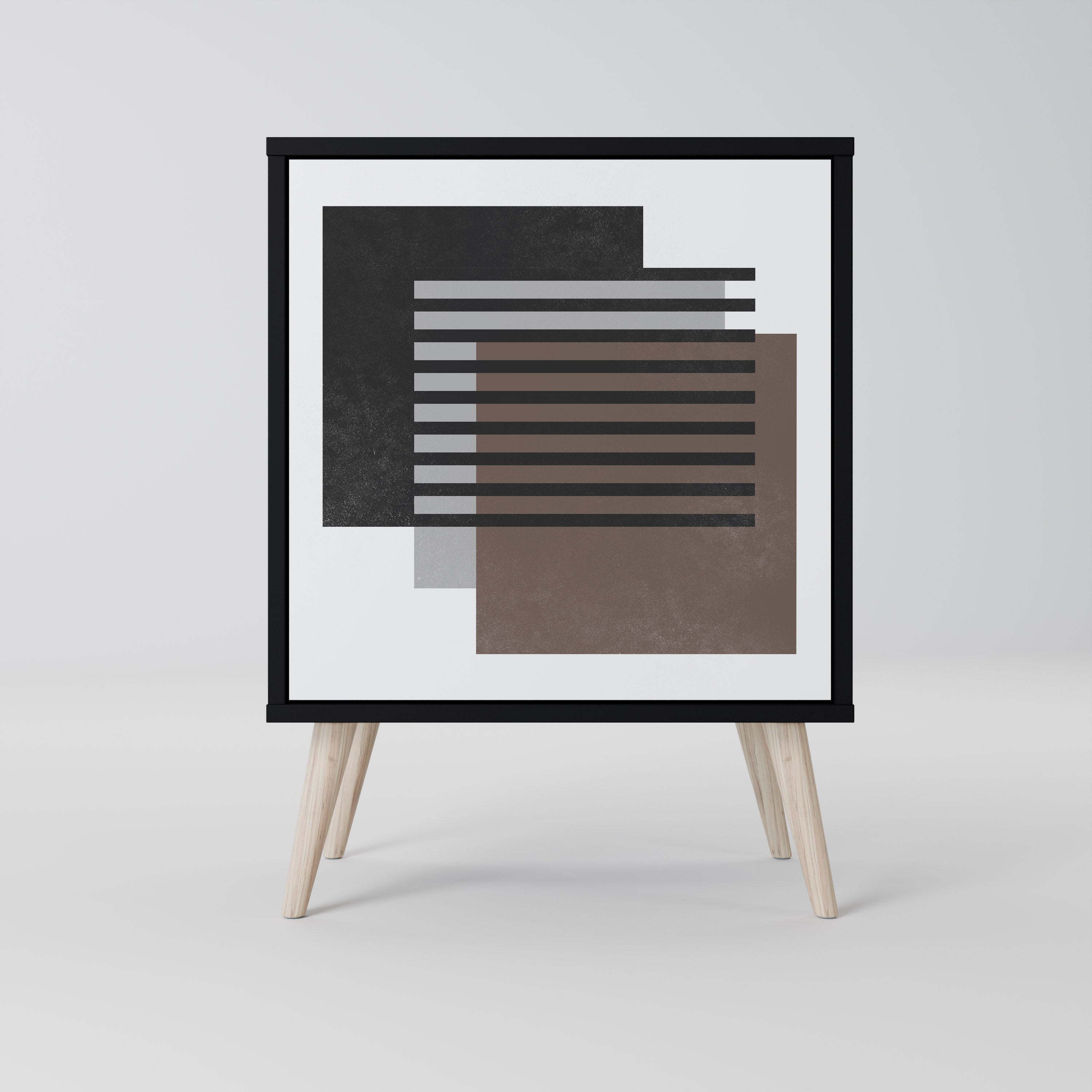 Aparador SHADOW SYNCHRONY de 1 puerta en acabado negro