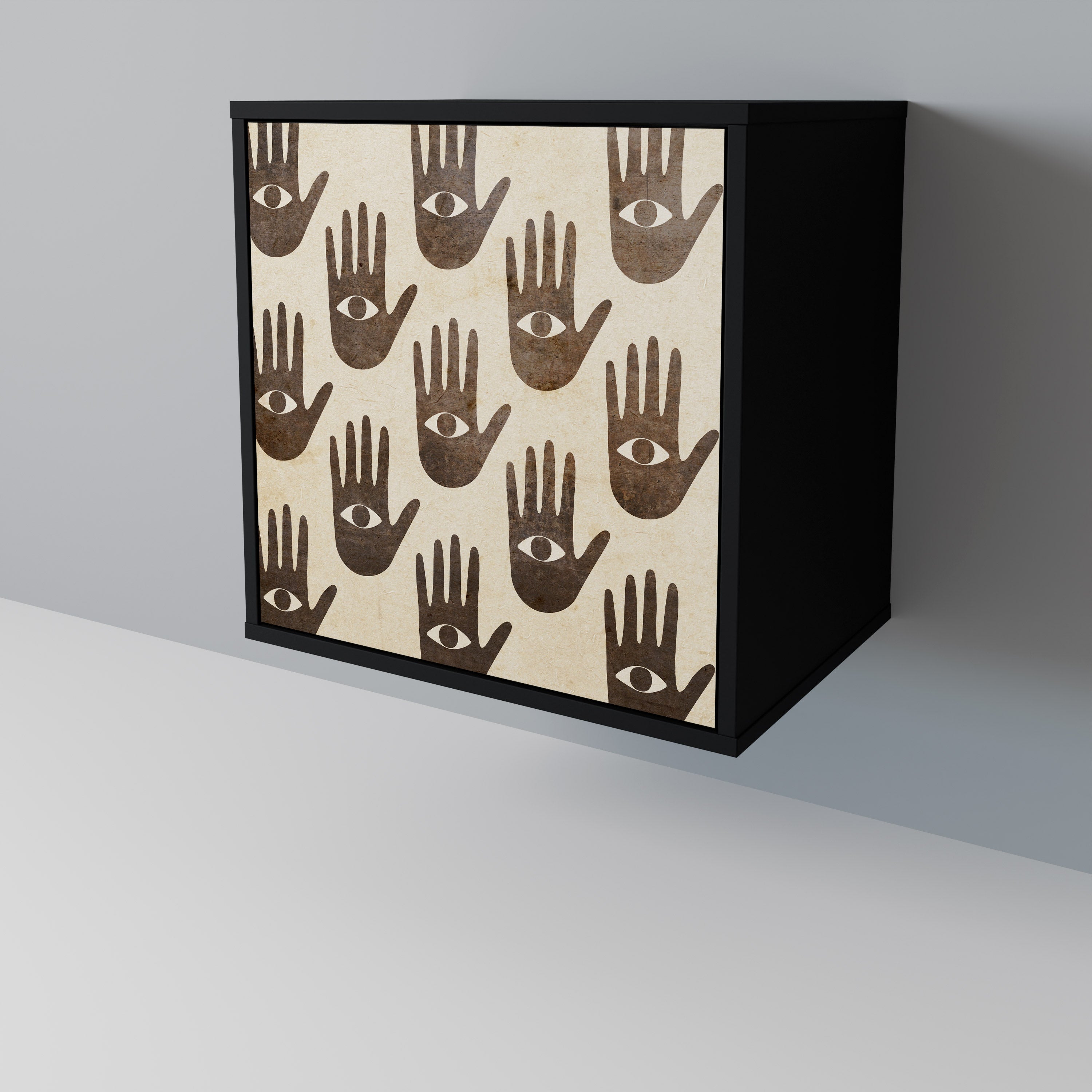 VER MÁS Aparador de 1 puerta en acabado negro