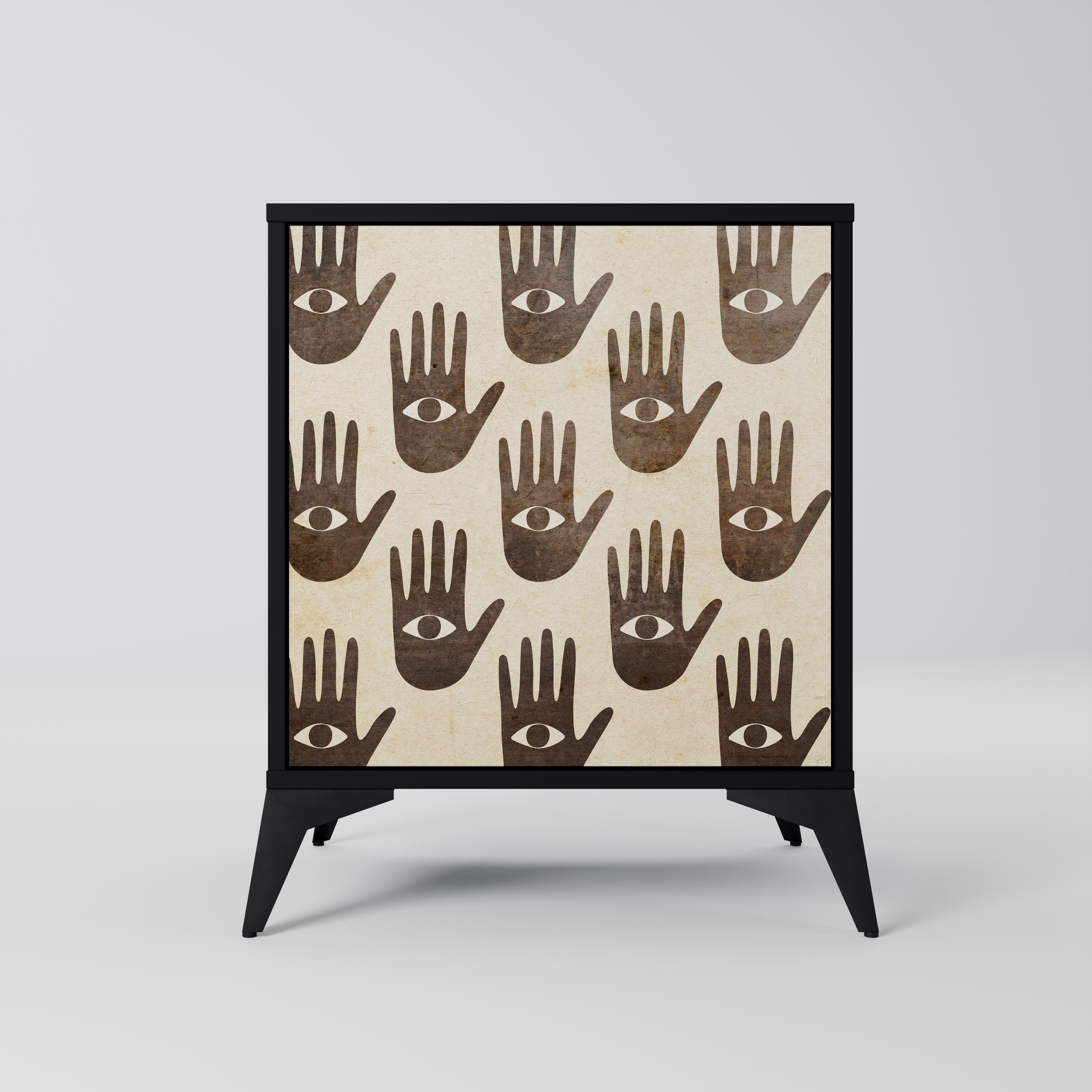 VER MÁS Aparador de 1 puerta en acabado negro