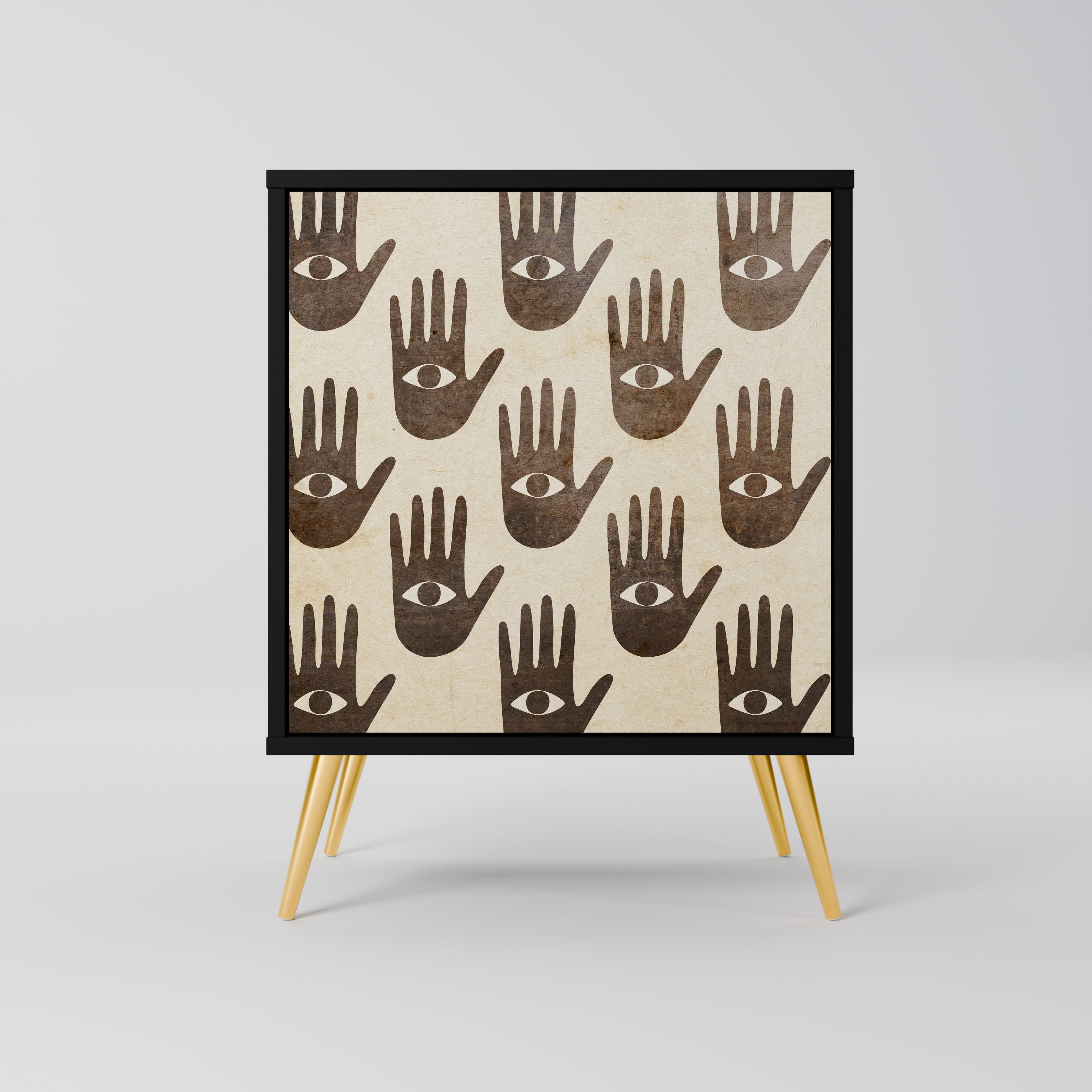 VER MÁS Aparador de 1 puerta en acabado negro