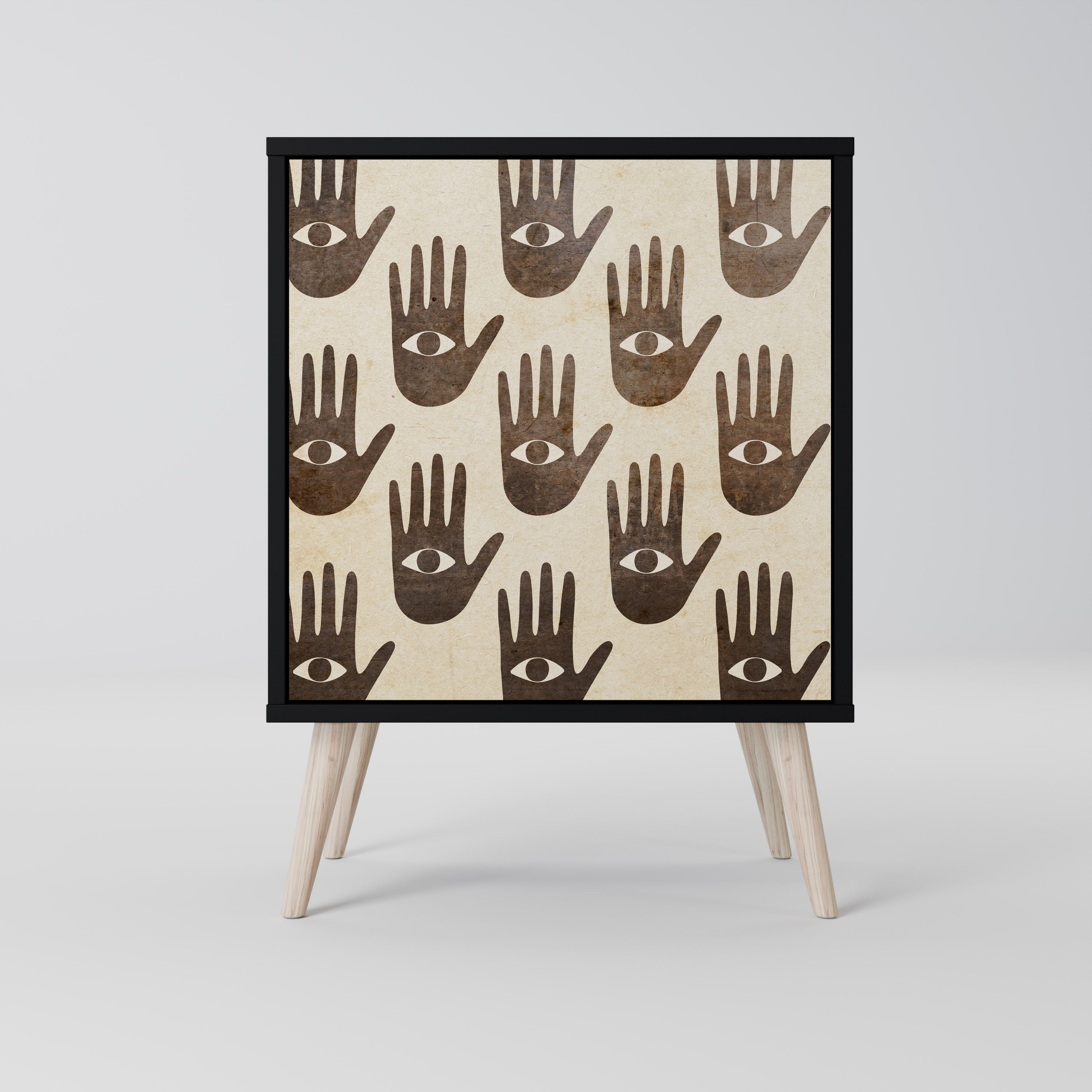 VER MÁS Aparador de 1 puerta en acabado negro