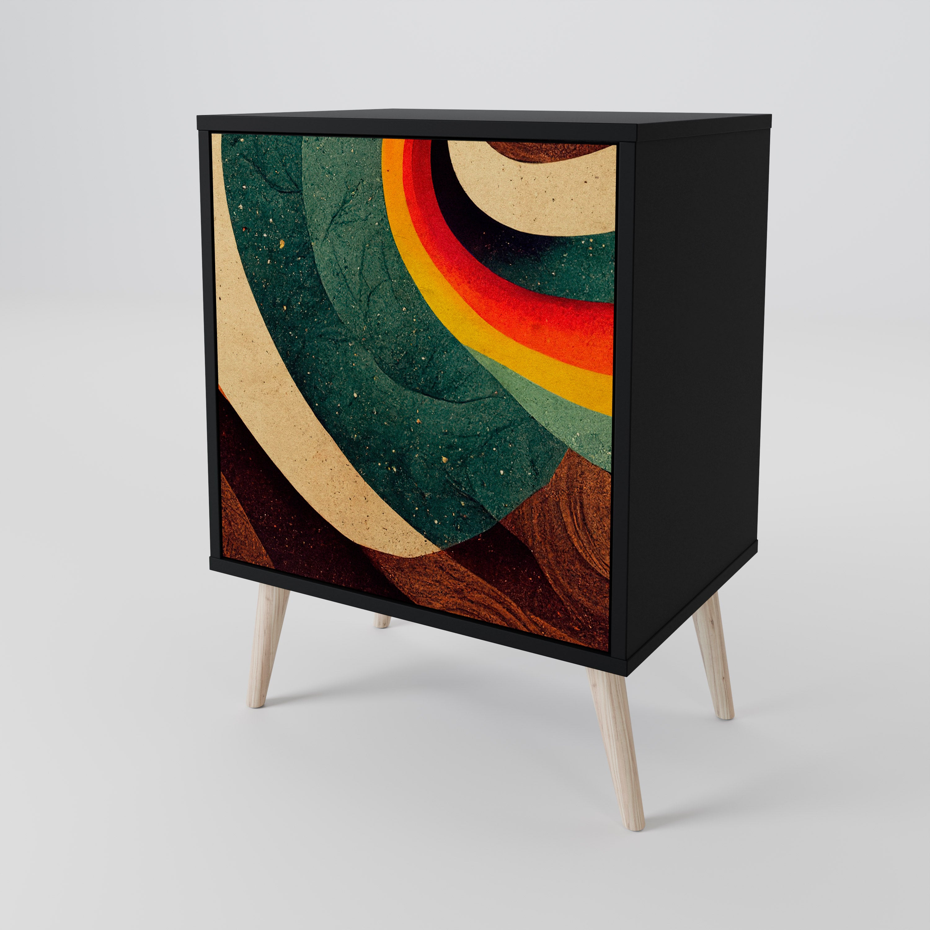COLORFUL STRANDS 1-Door Sideboard