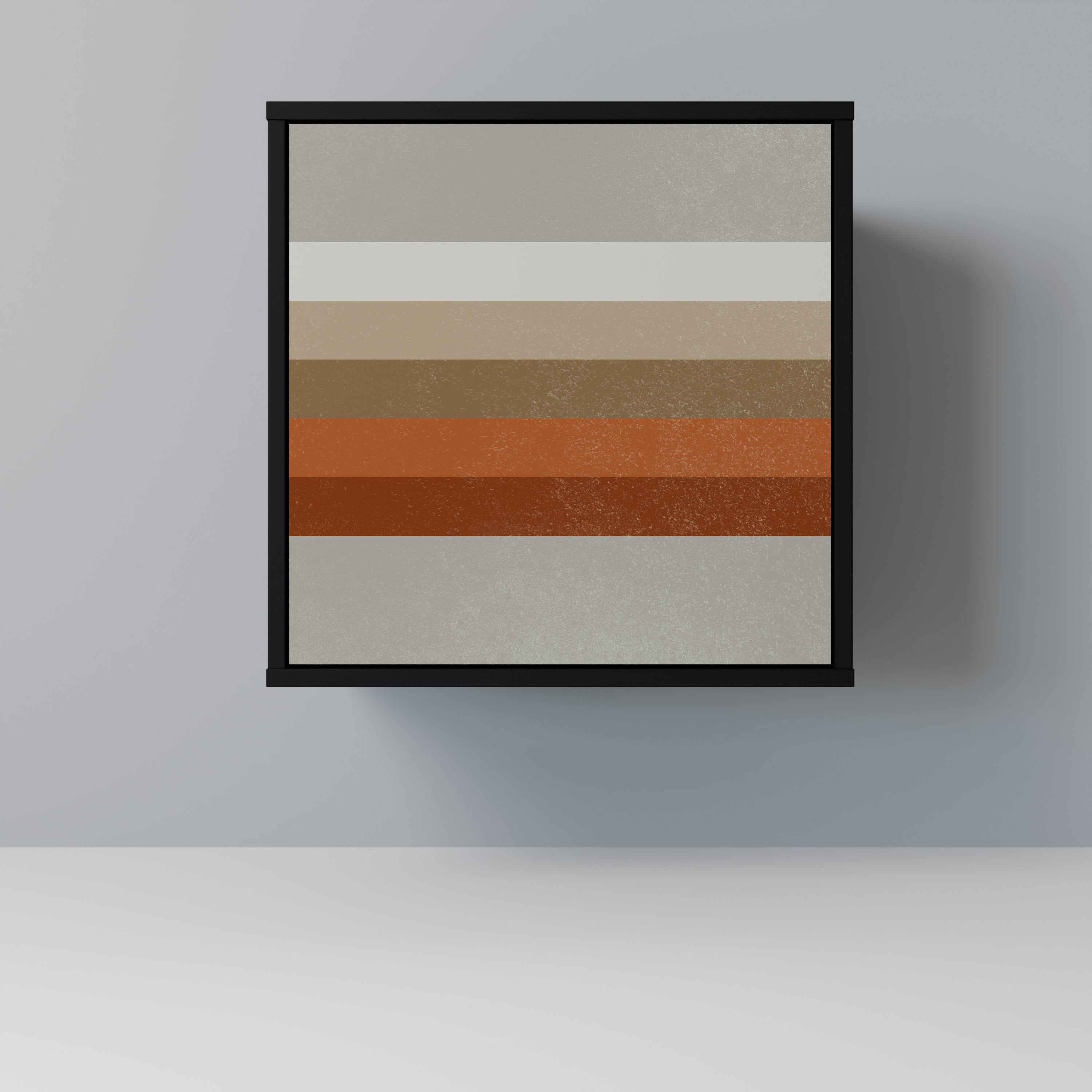 Aparador PECULIAR TRAIL de 1 puerta en acabado negro