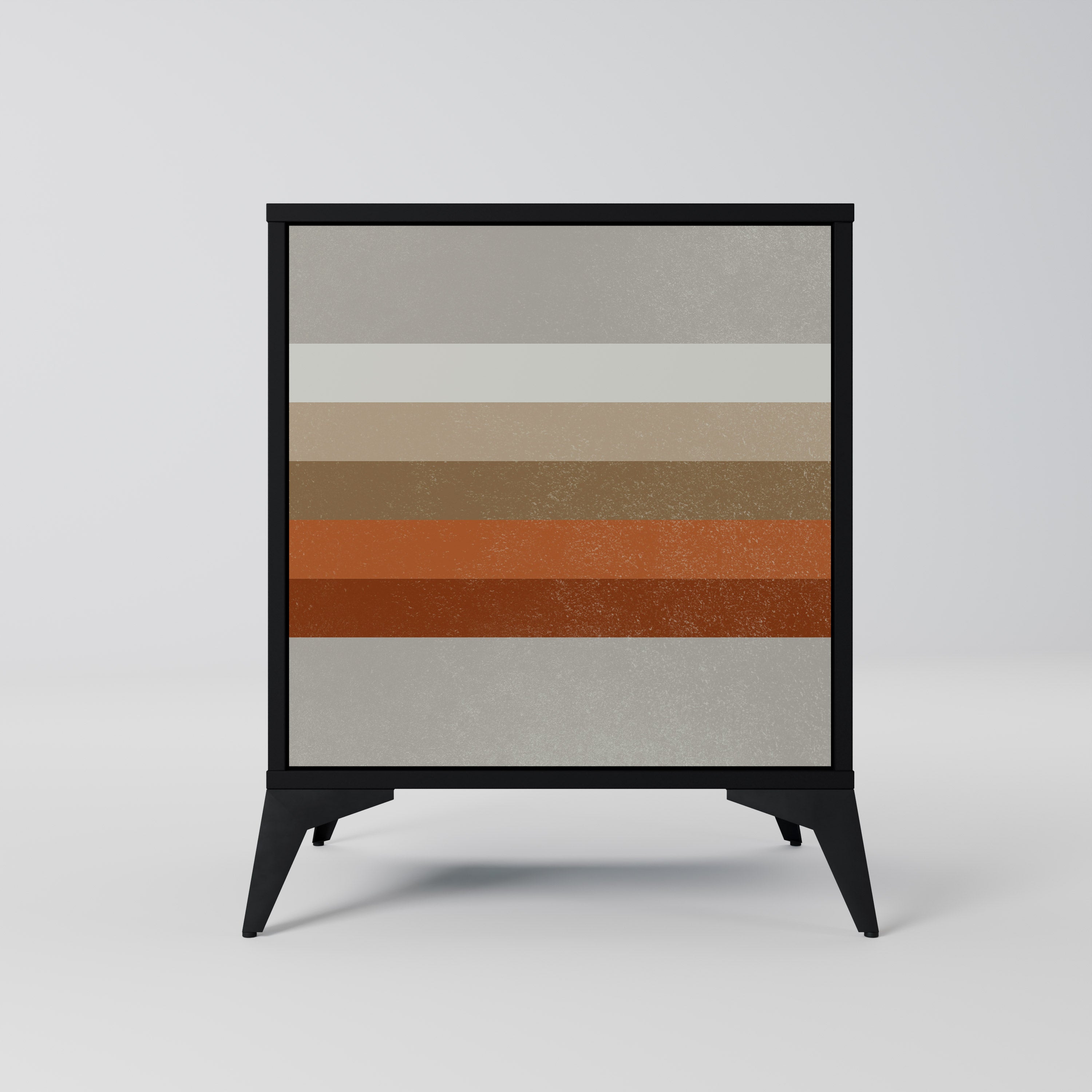 Aparador PECULIAR TRAIL de 1 puerta en acabado negro