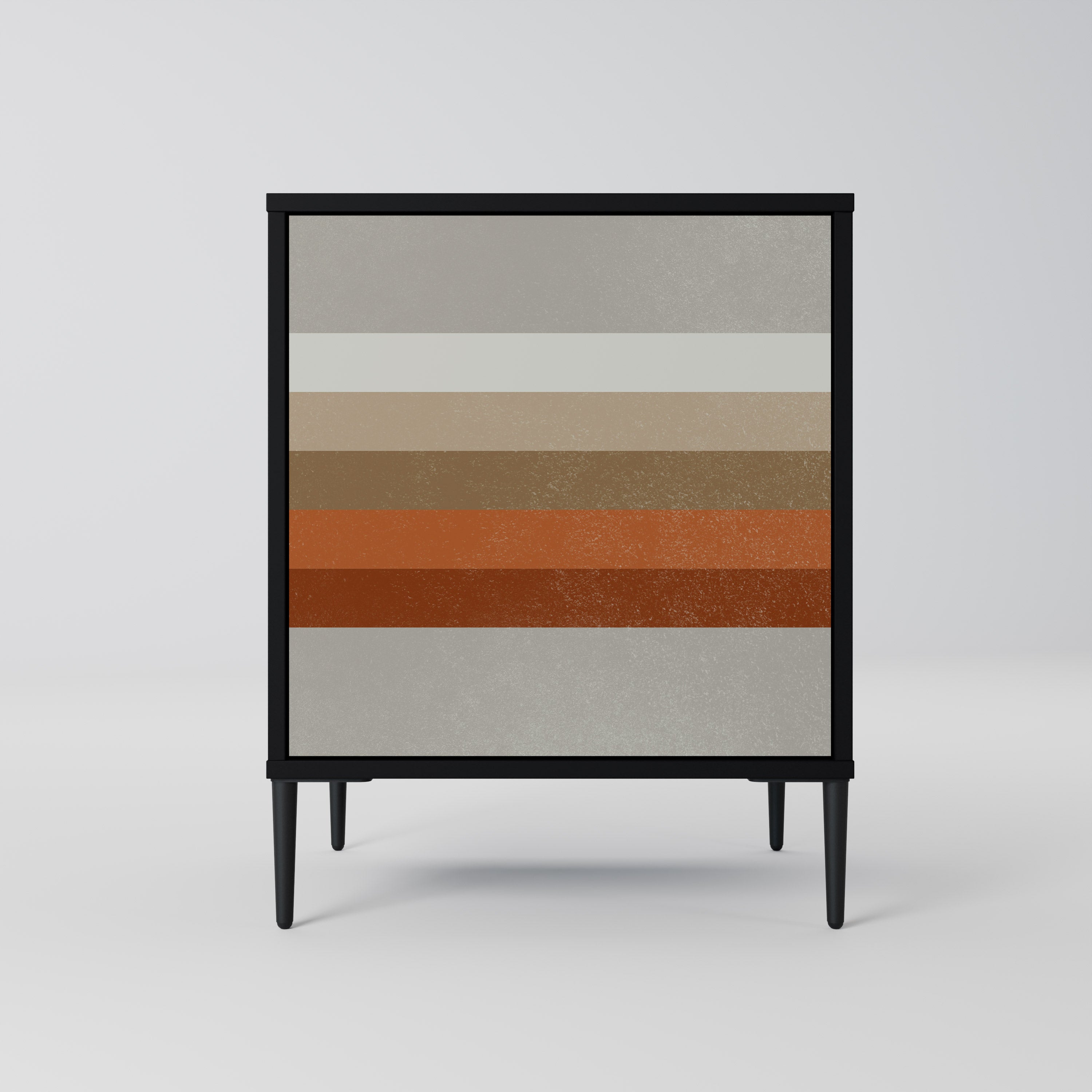 Aparador PECULIAR TRAIL de 1 puerta en acabado negro