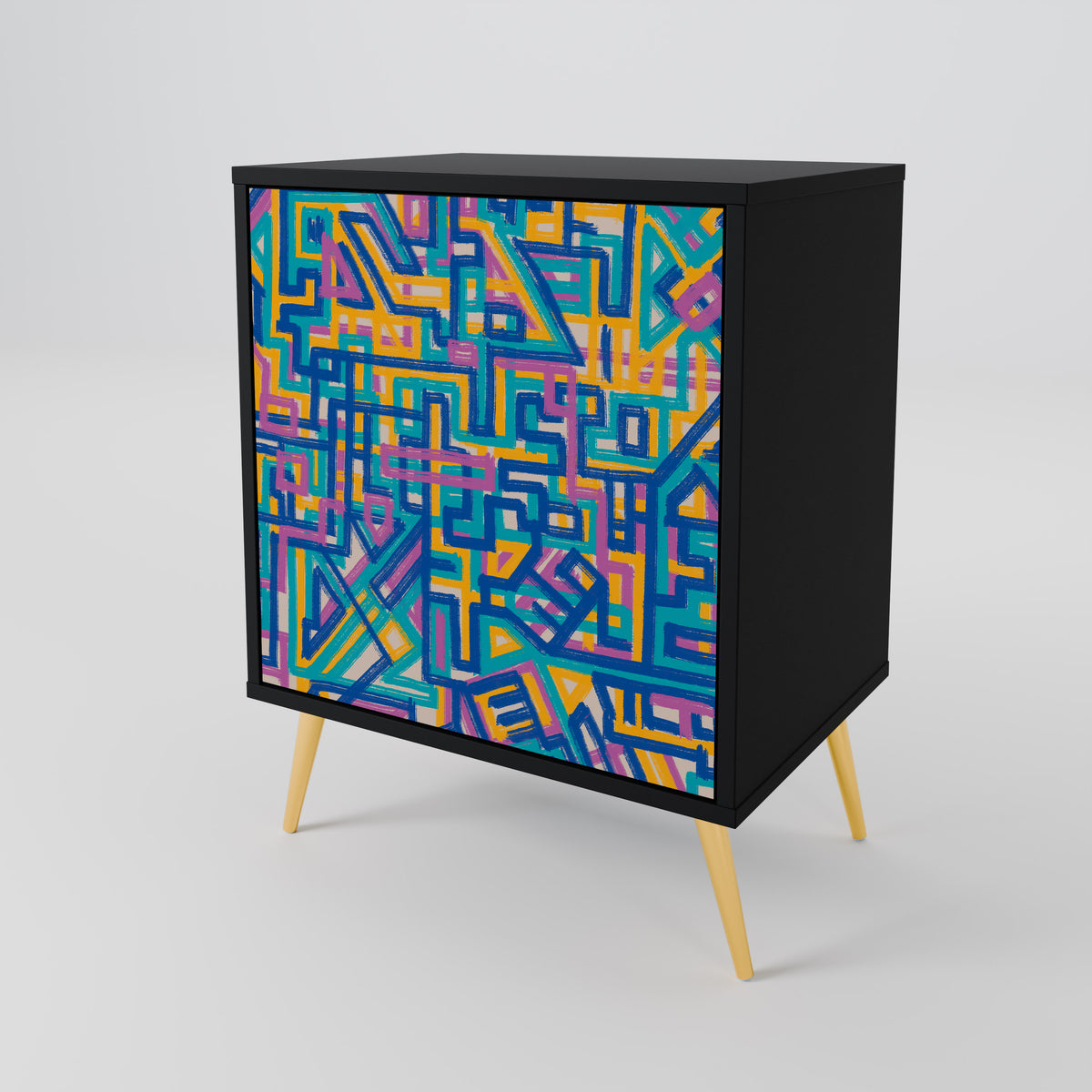 MEMORIES MAP 1-Door Sideboard