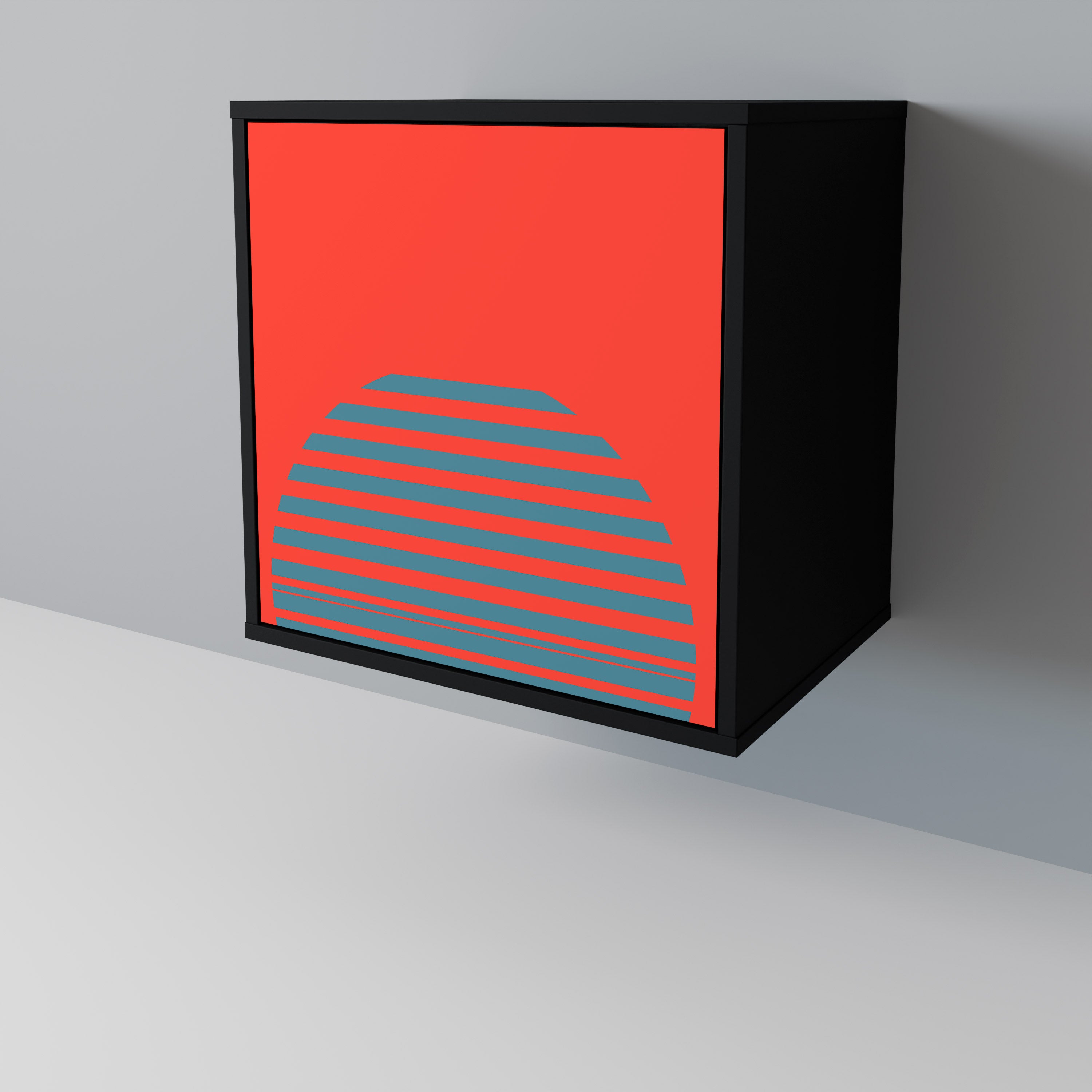 RISING GEOMETRY STARS 1-Door Sideboard