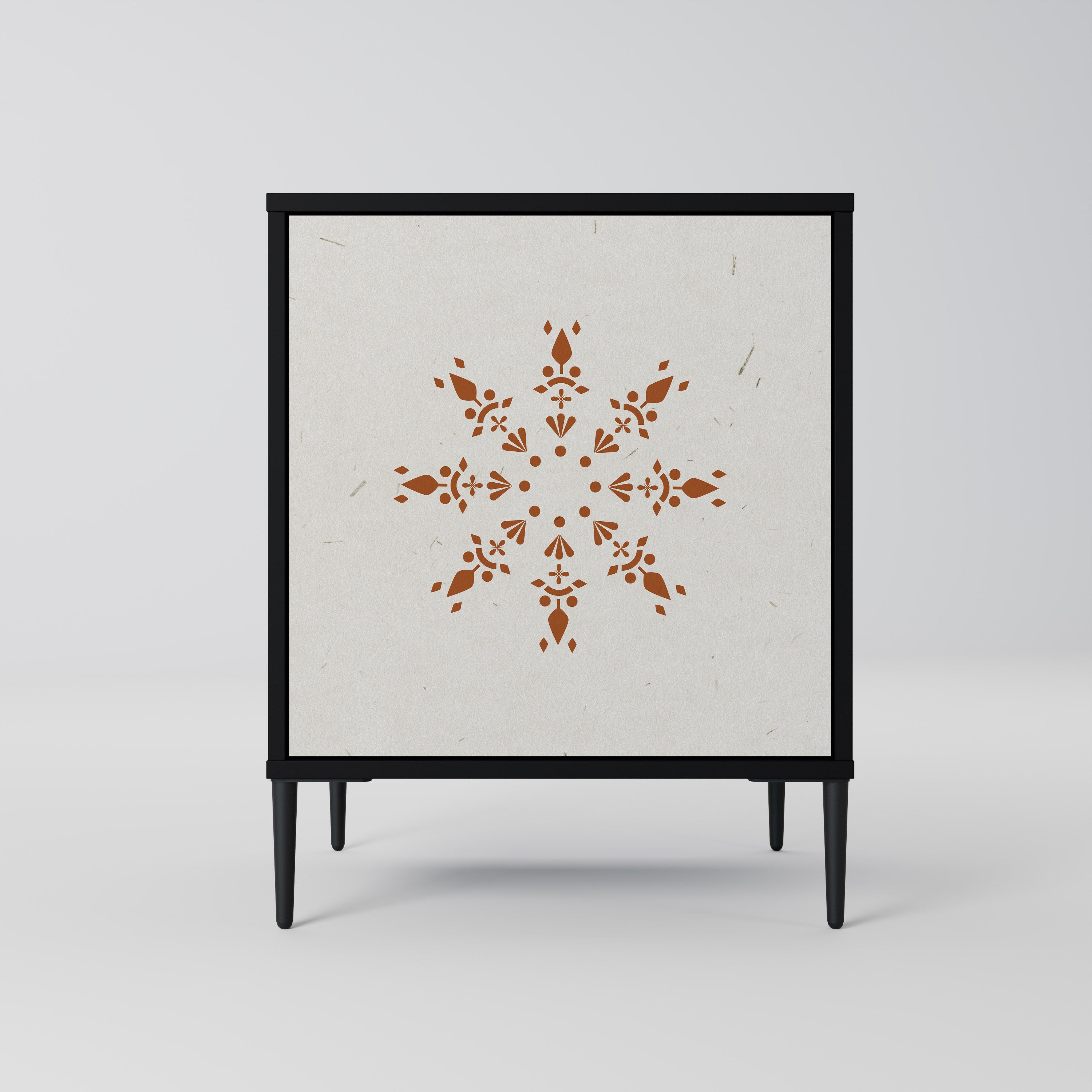 Aparador DAILY HARMONY de 1 puerta en acabado negro