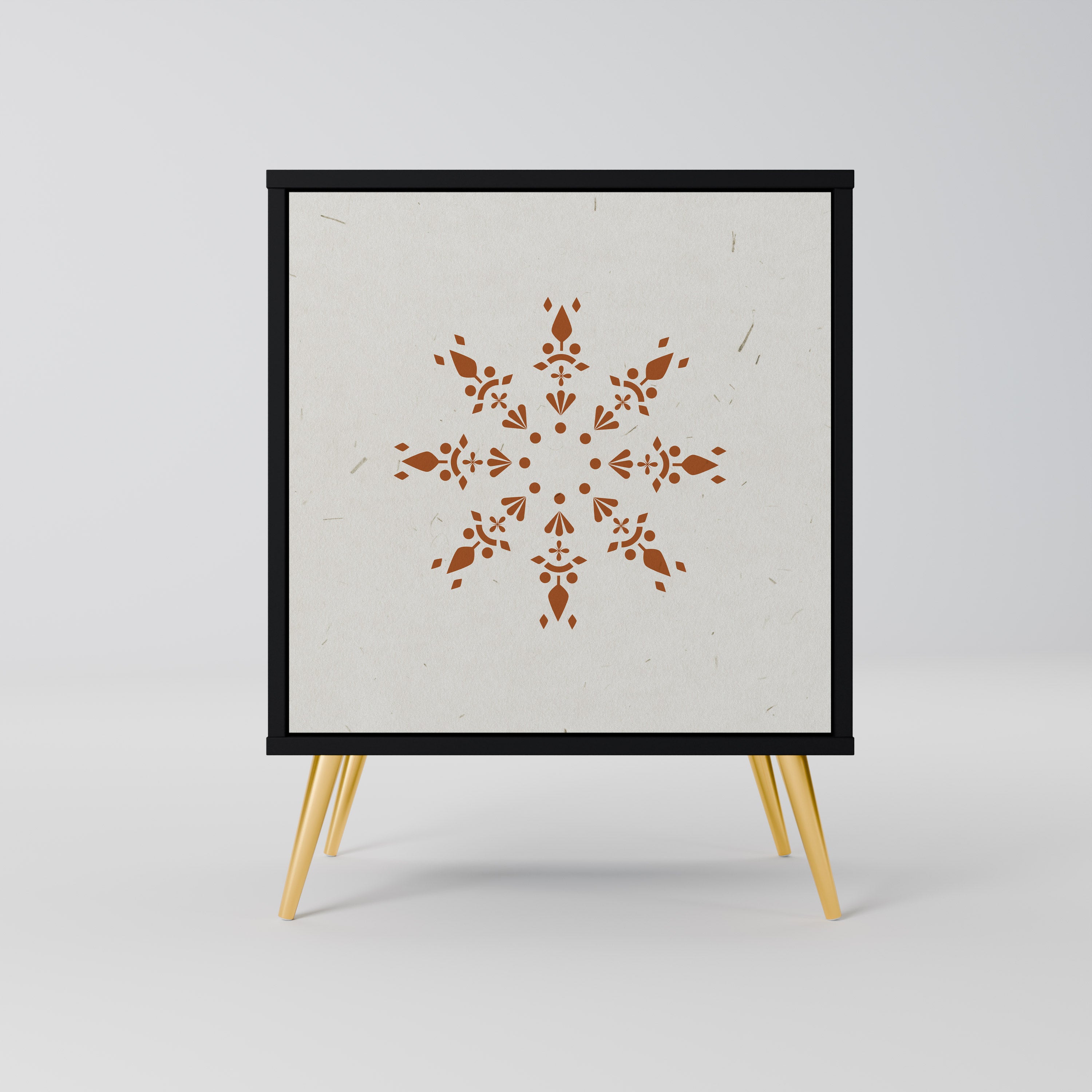 Aparador DAILY HARMONY de 1 puerta en acabado negro