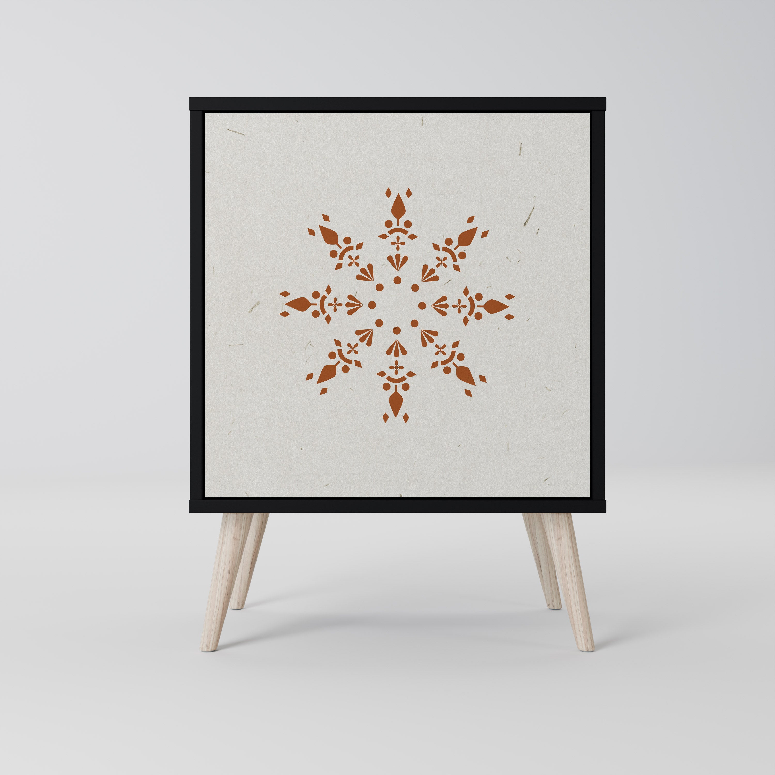 Aparador DAILY HARMONY de 1 puerta en acabado negro