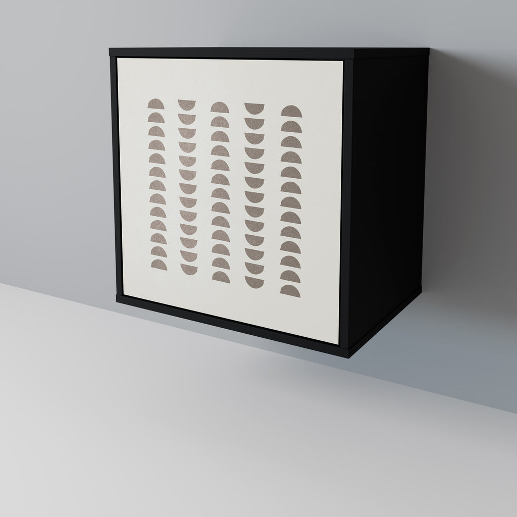 Aparador HARMONY ESSENCE de 1 puerta en acabado negro