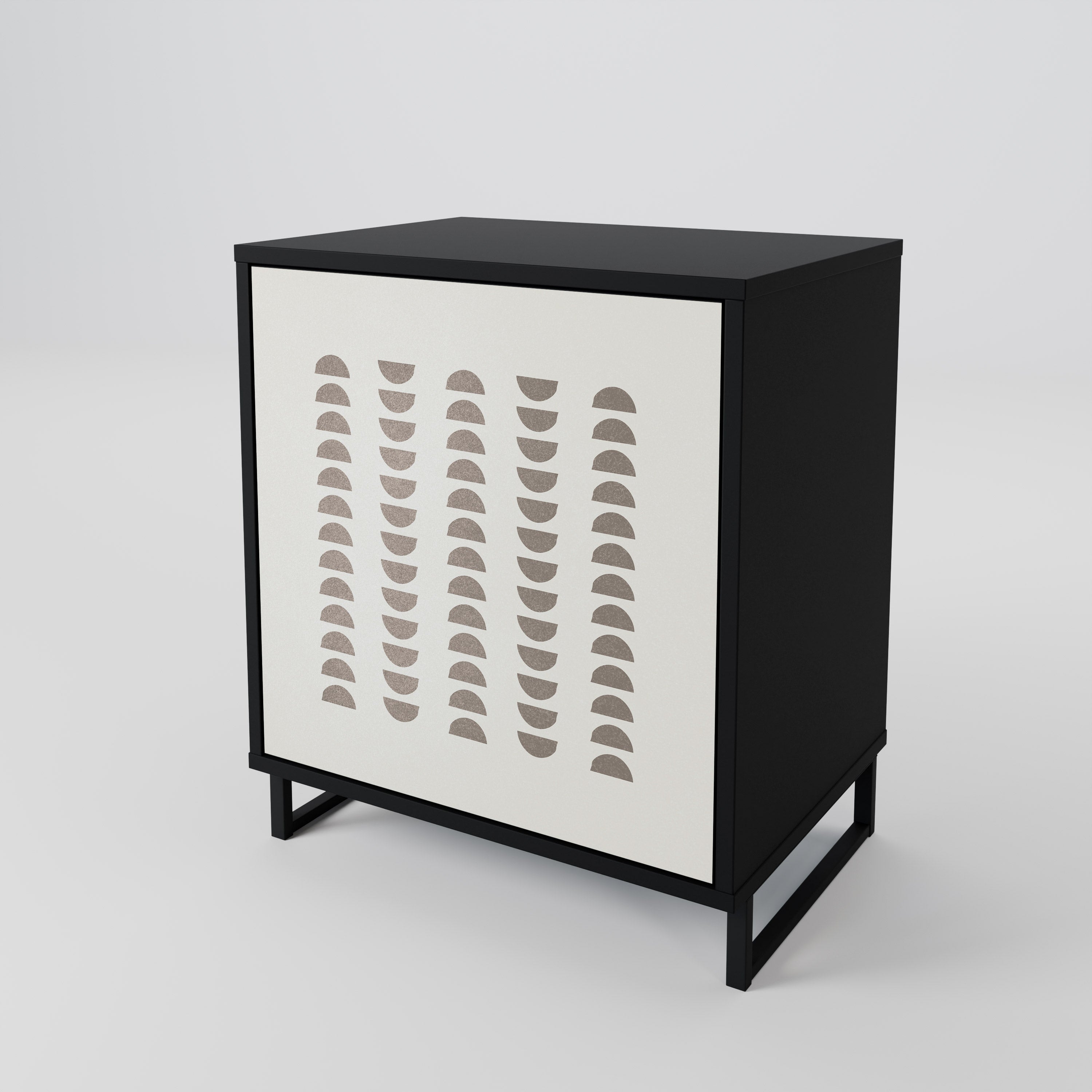 Aparador HARMONY ESSENCE de 1 puerta en acabado negro