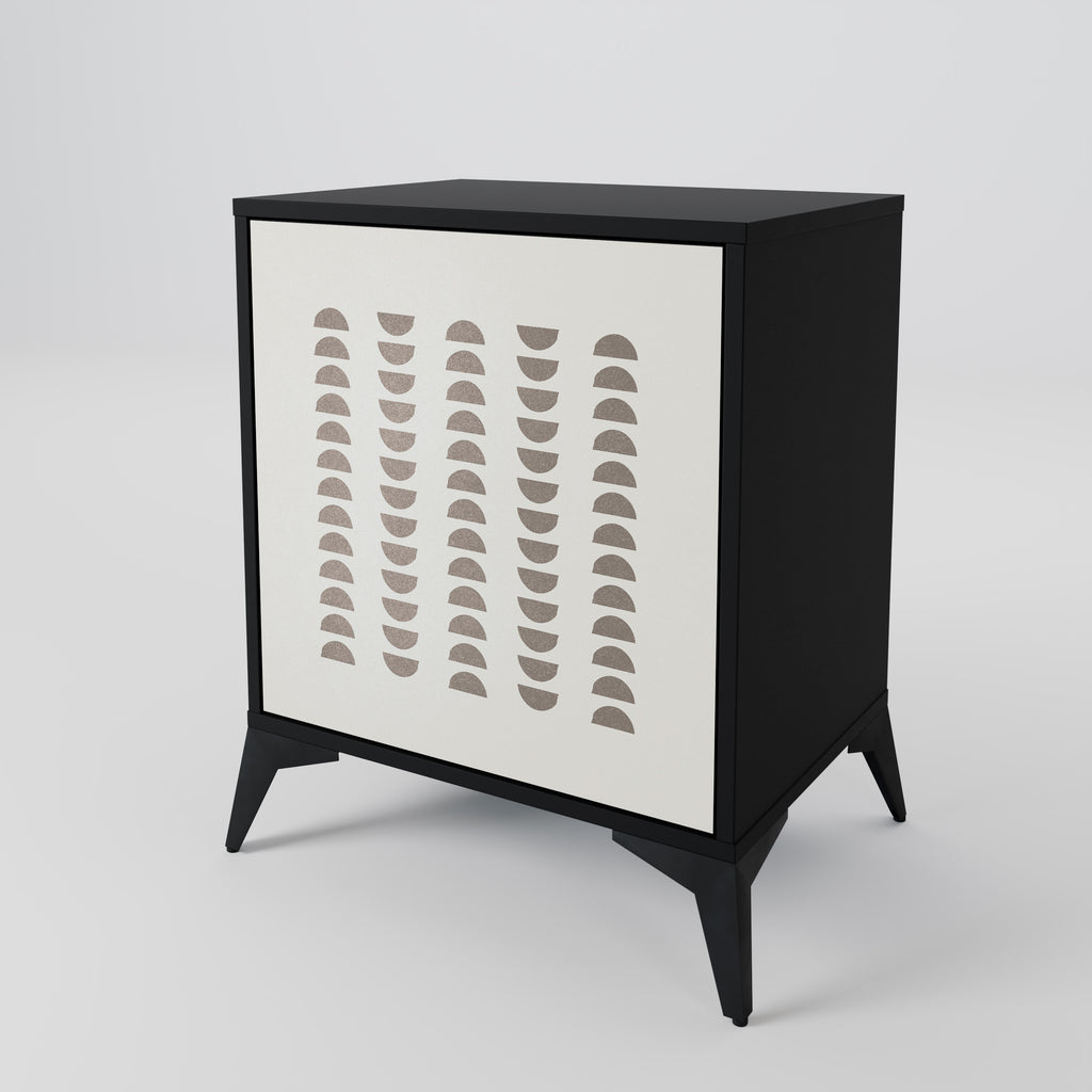 Aparador HARMONY ESSENCE de 1 puerta en acabado negro