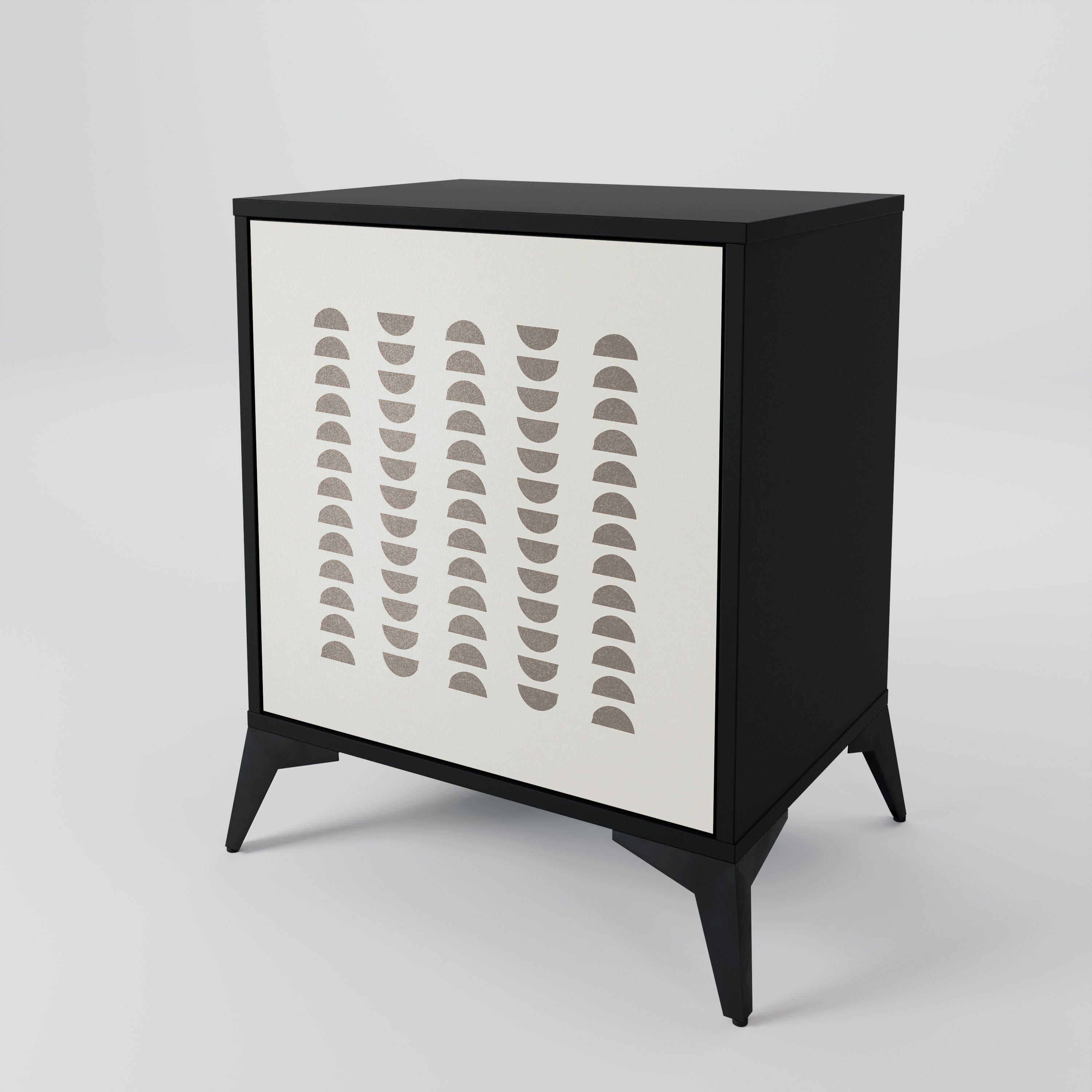 Aparador HARMONY ESSENCE de 1 puerta en acabado negro