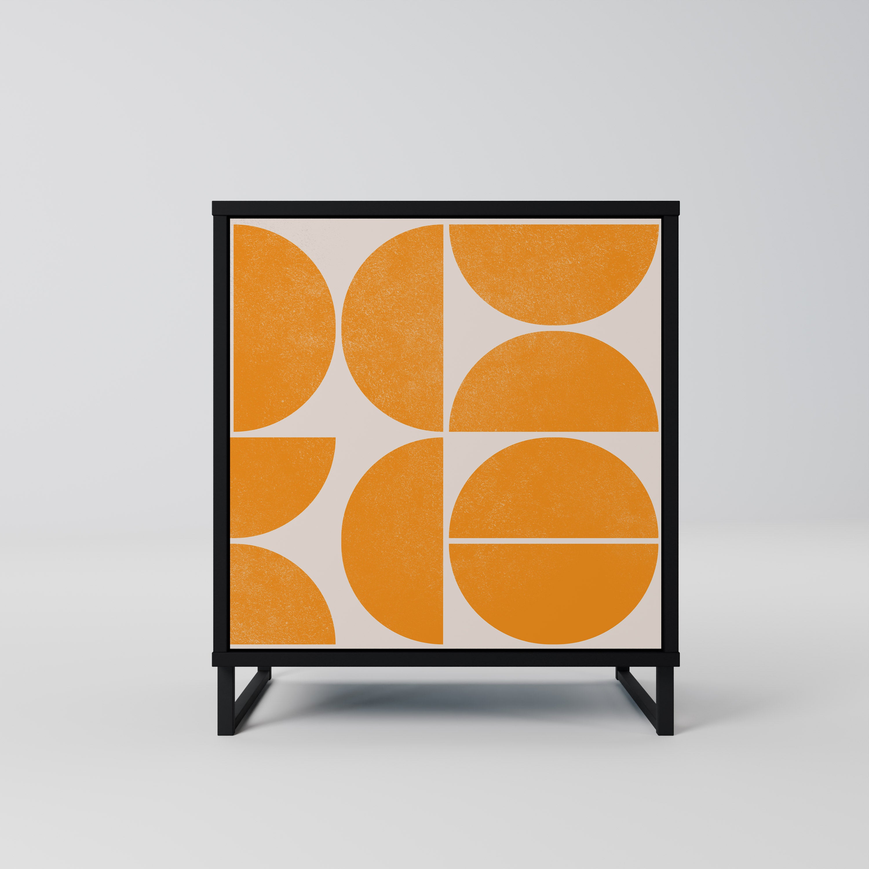 Aparador RECURRING DREAMS de 1 puerta en acabado negro