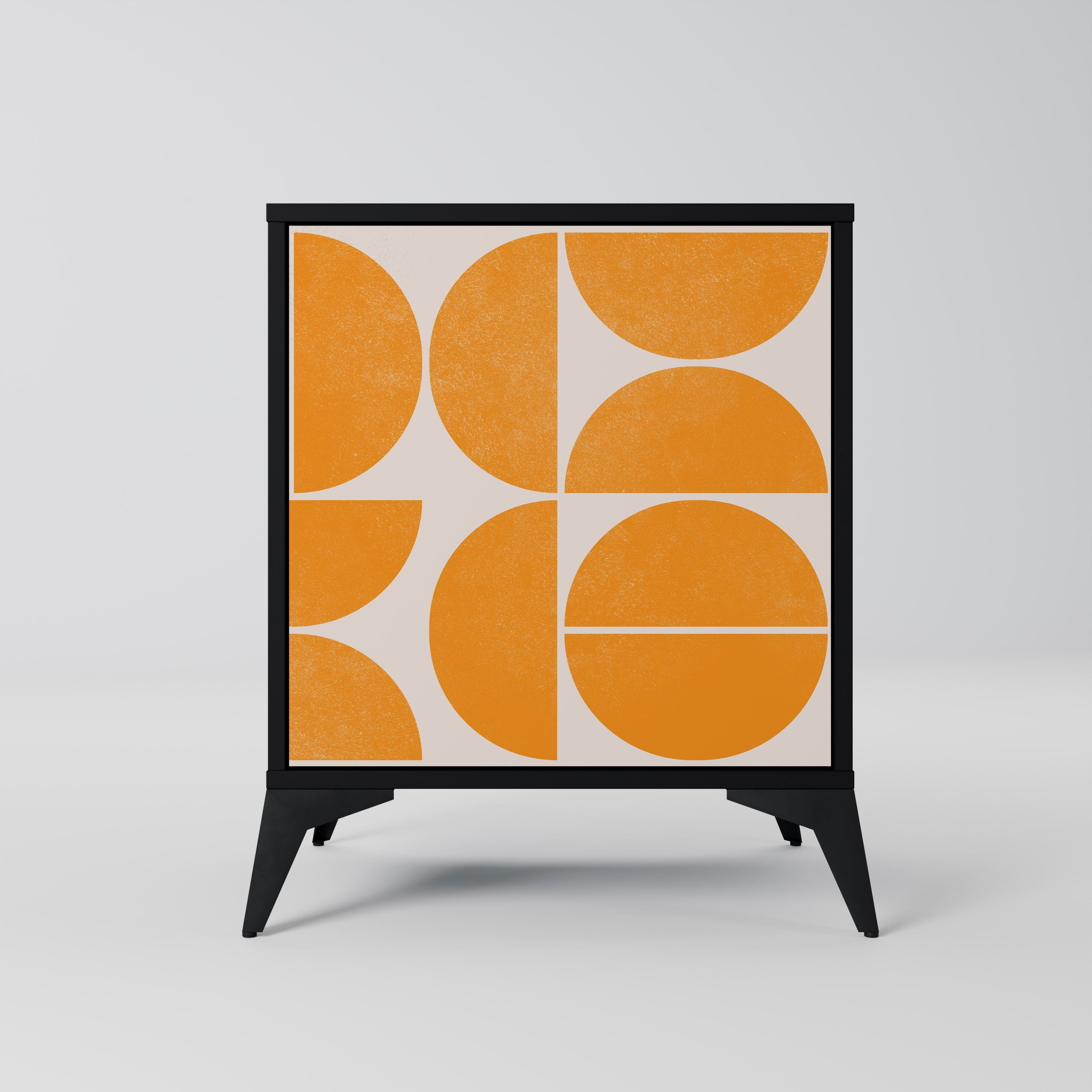 Aparador RECURRING DREAMS de 1 puerta en acabado negro