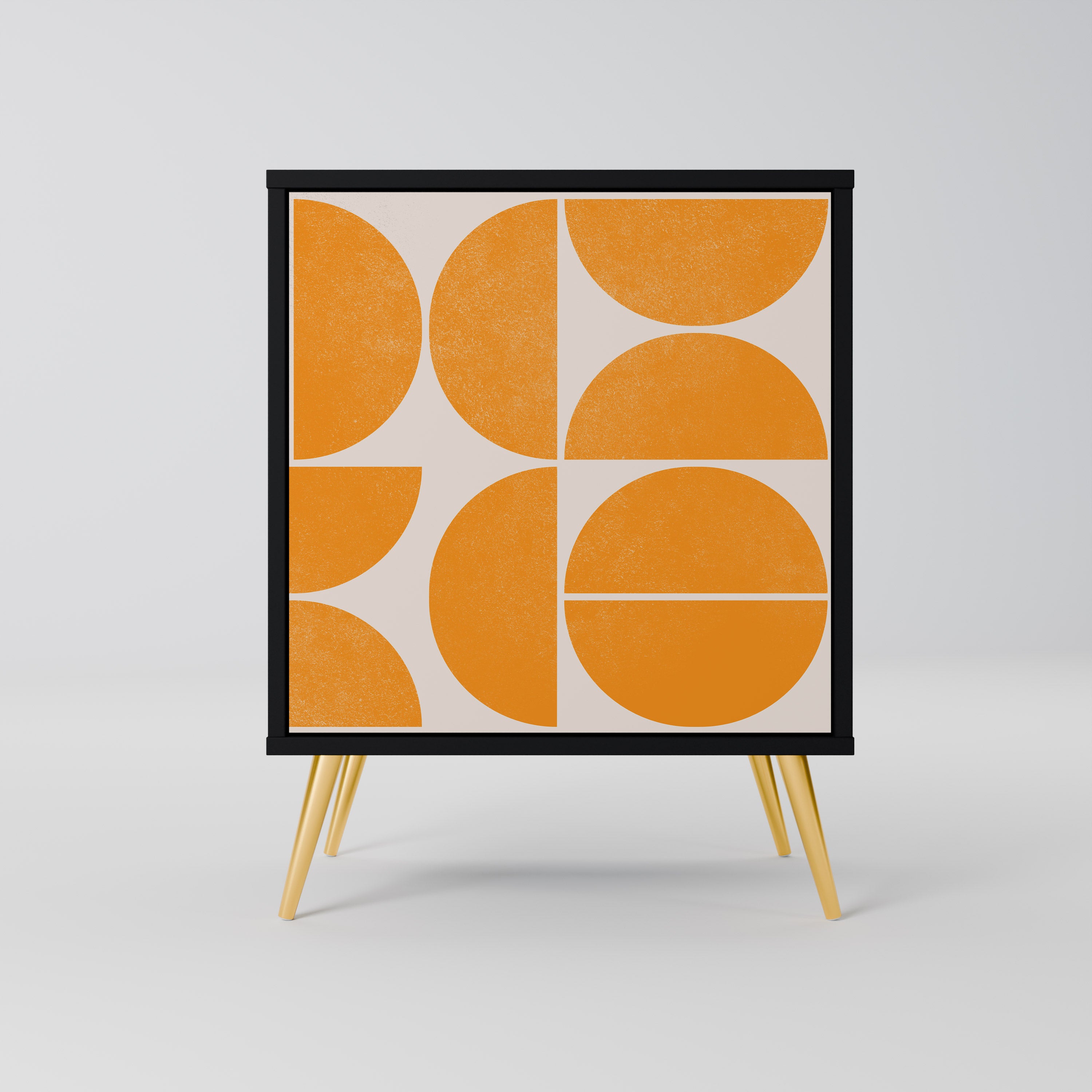 Aparador RECURRING DREAMS de 1 puerta en acabado negro