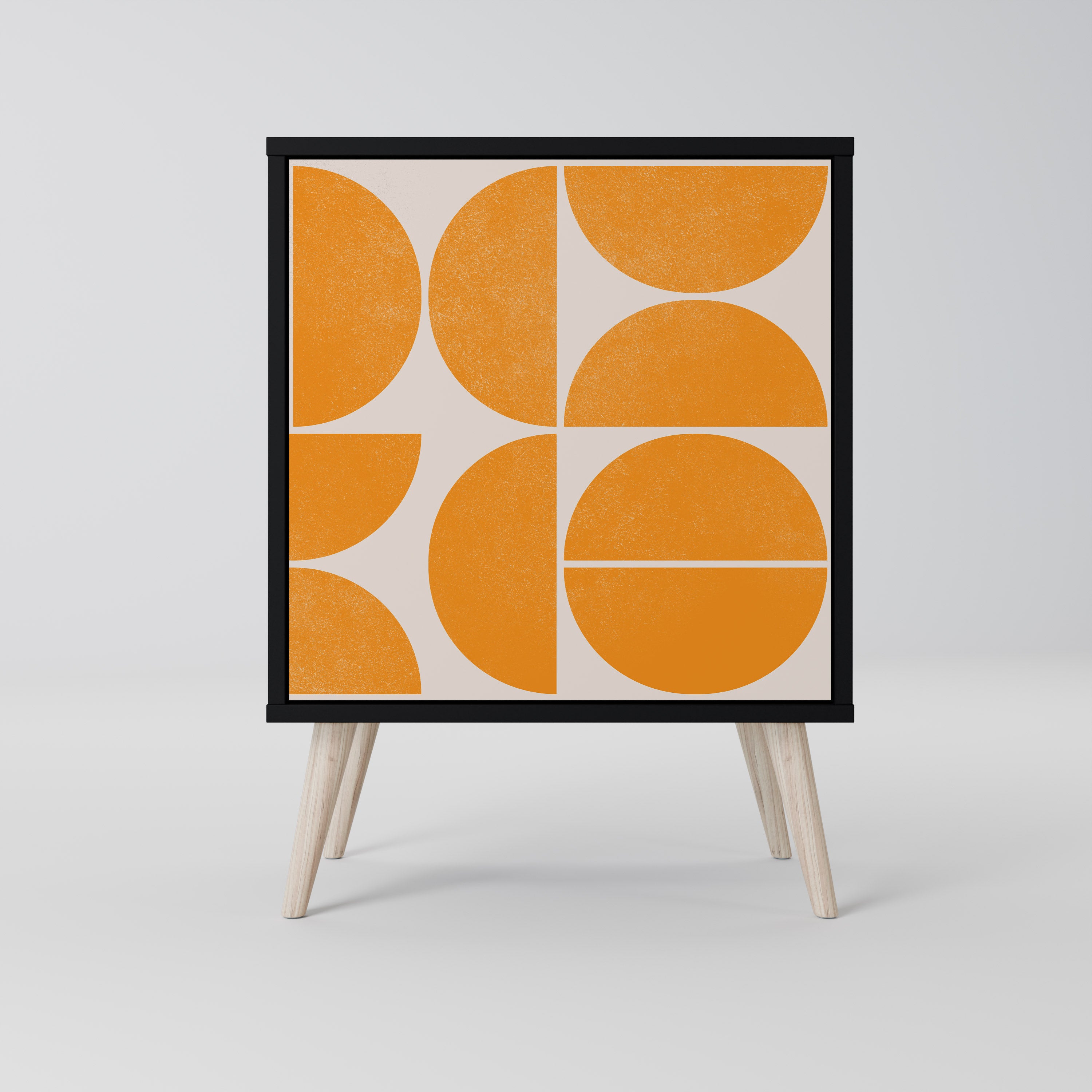 Aparador RECURRING DREAMS de 1 puerta en acabado negro