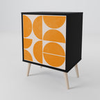 RECURRING DREAMS 1-Door Sideboard in Black Finish