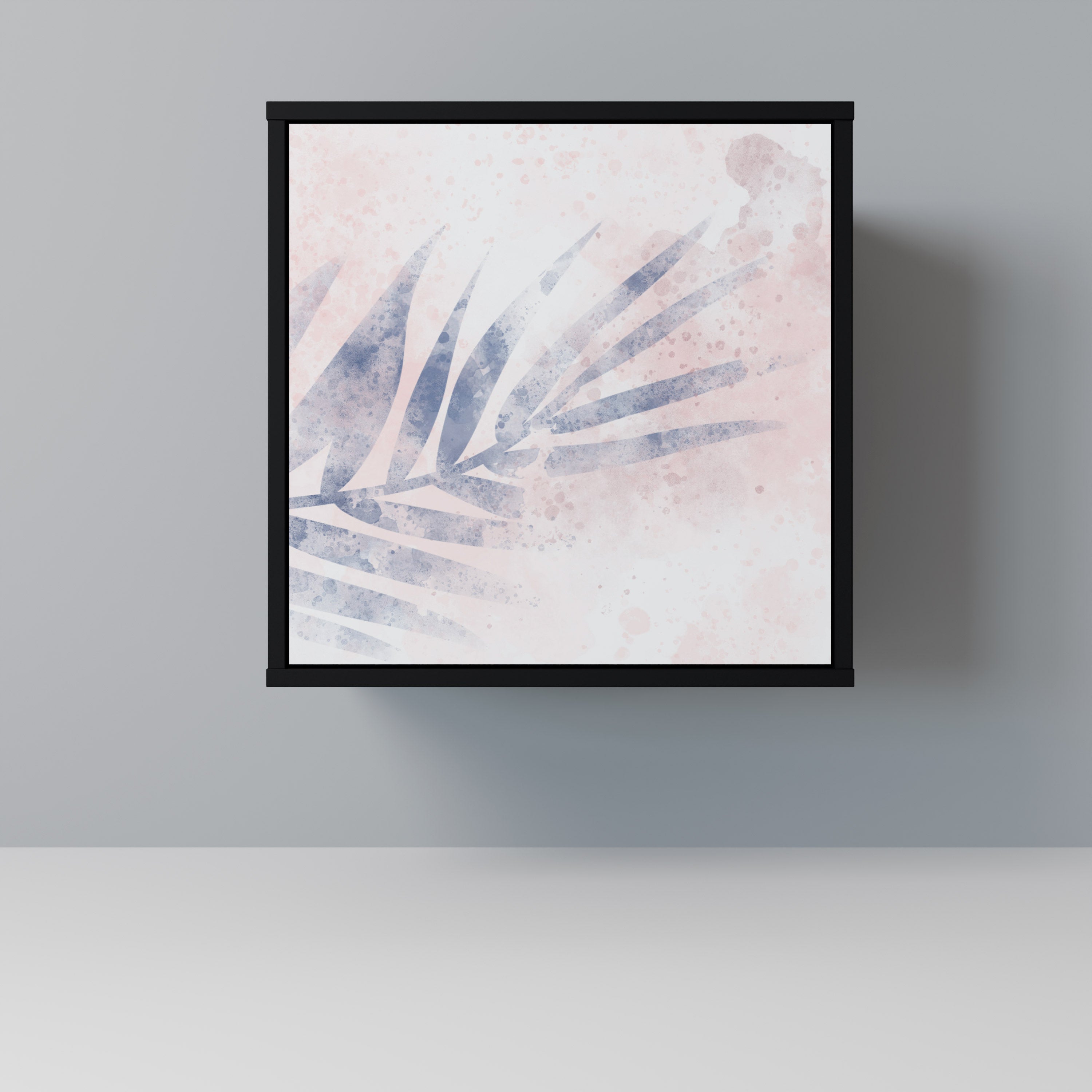 Aparador TIMELESS FLOAT de 1 puerta en acabado negro